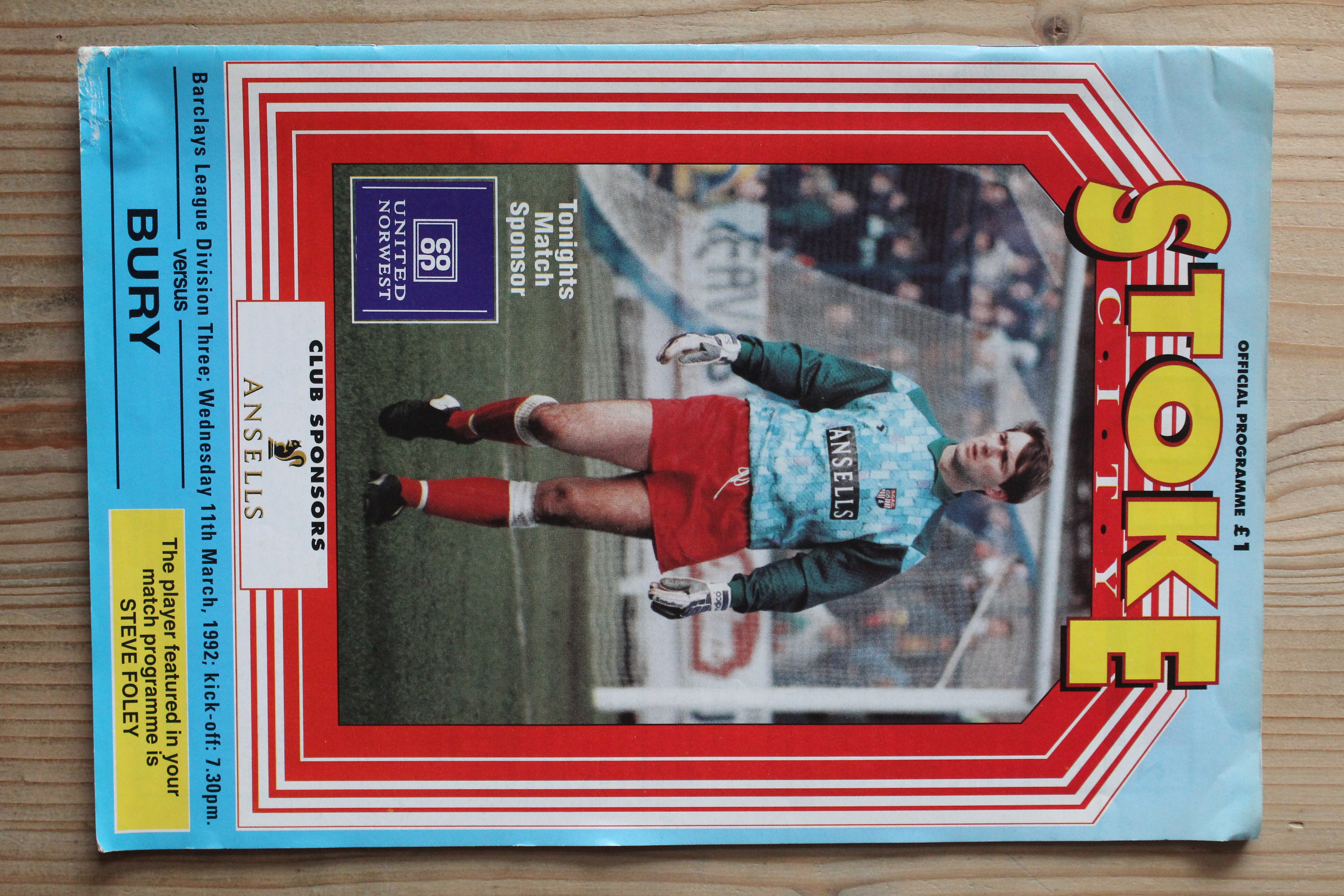 Stoke City FC v Bury FC