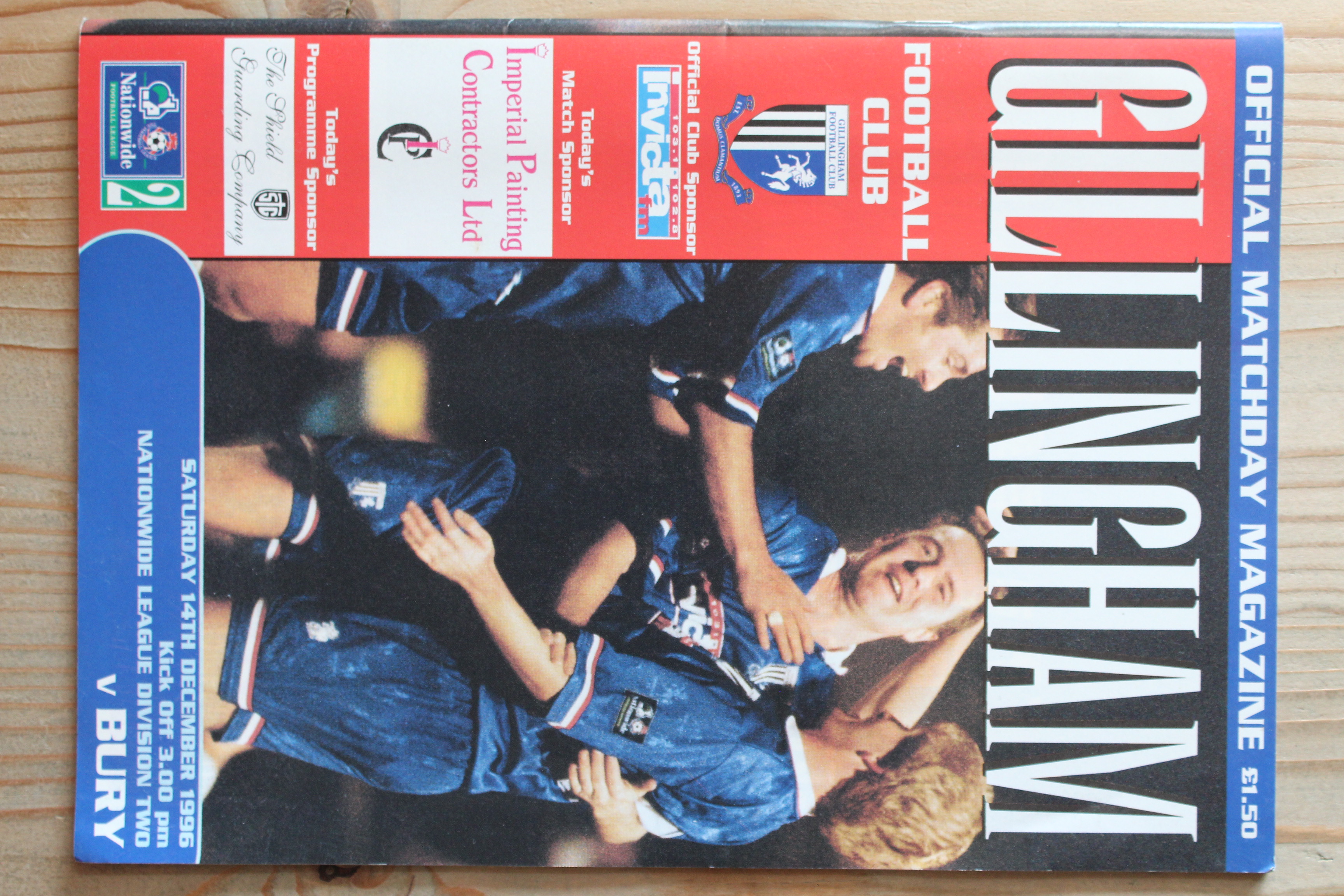 Gillingham FC v Bury FC