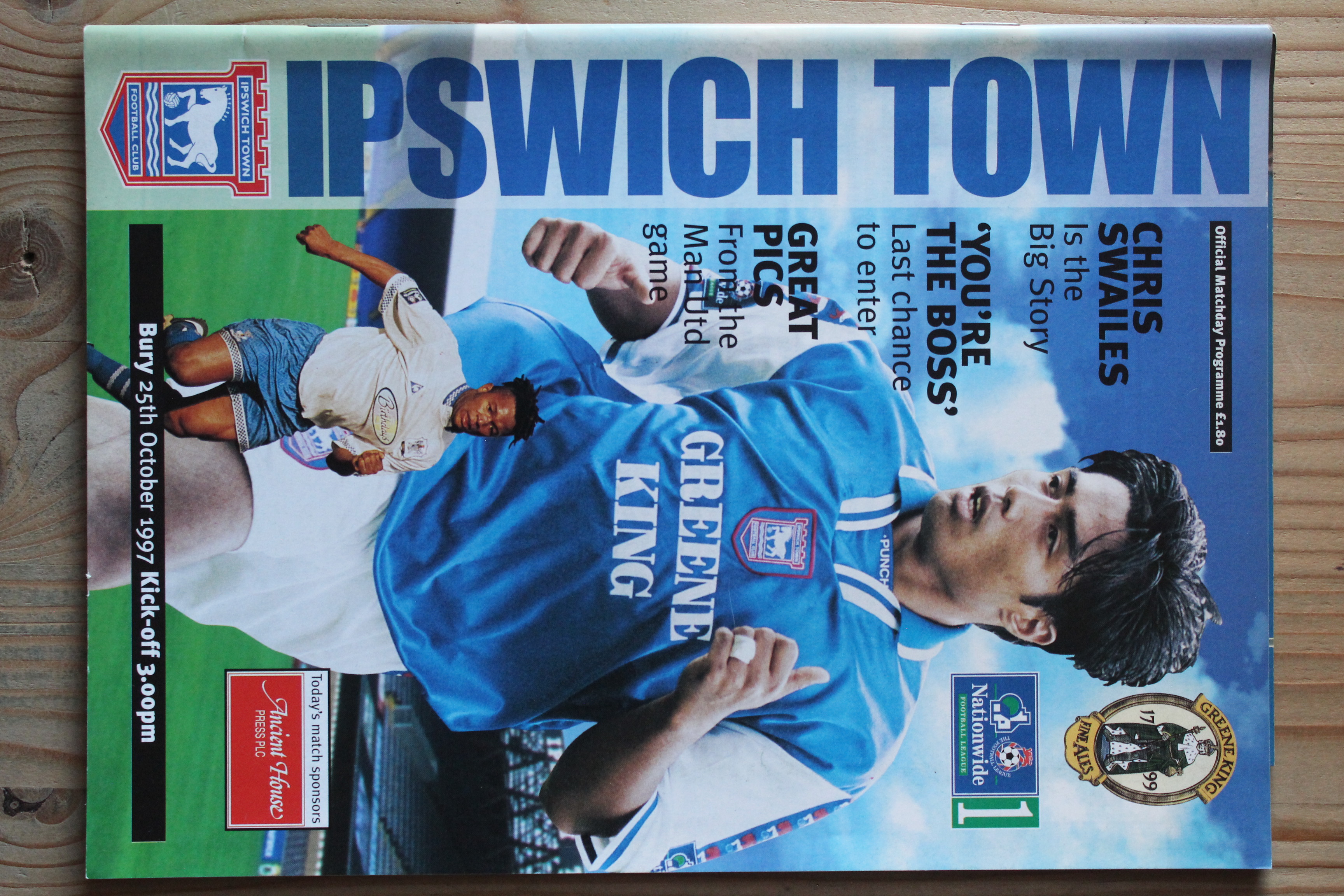 Ipswich Town FC v Bury FC