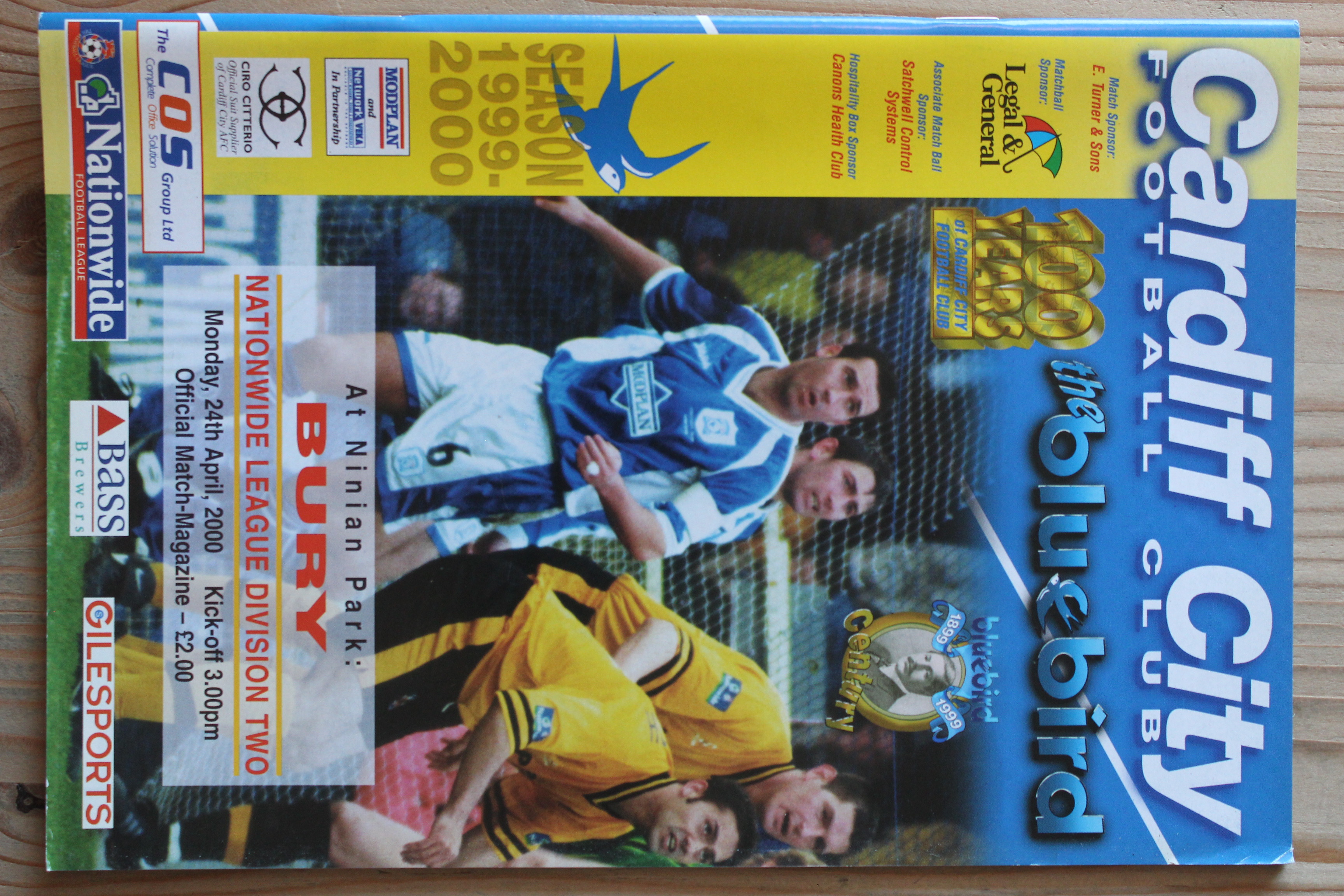 Cardiff City FC v Bury FC