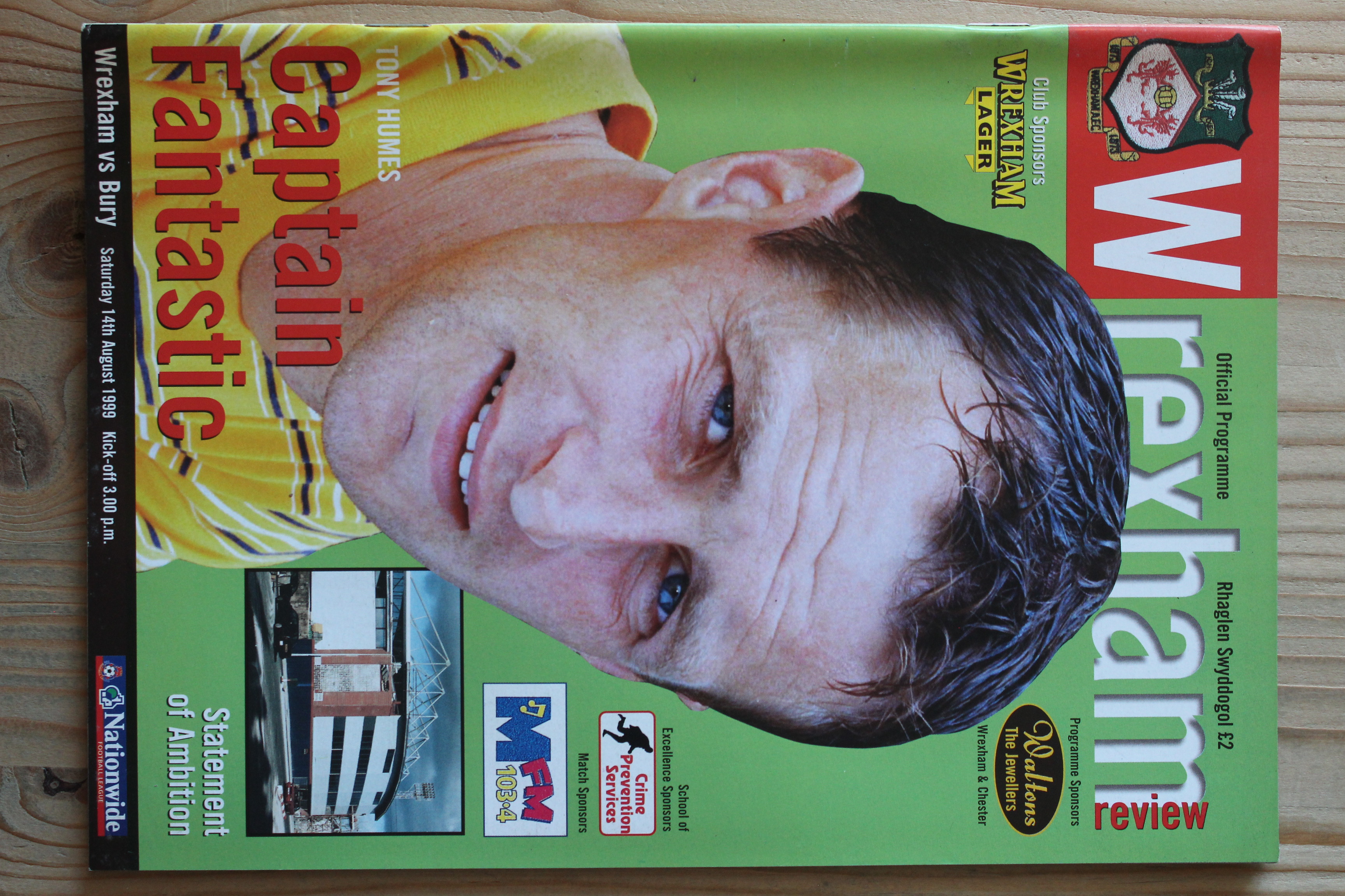 Wrexham FC v Bury FC