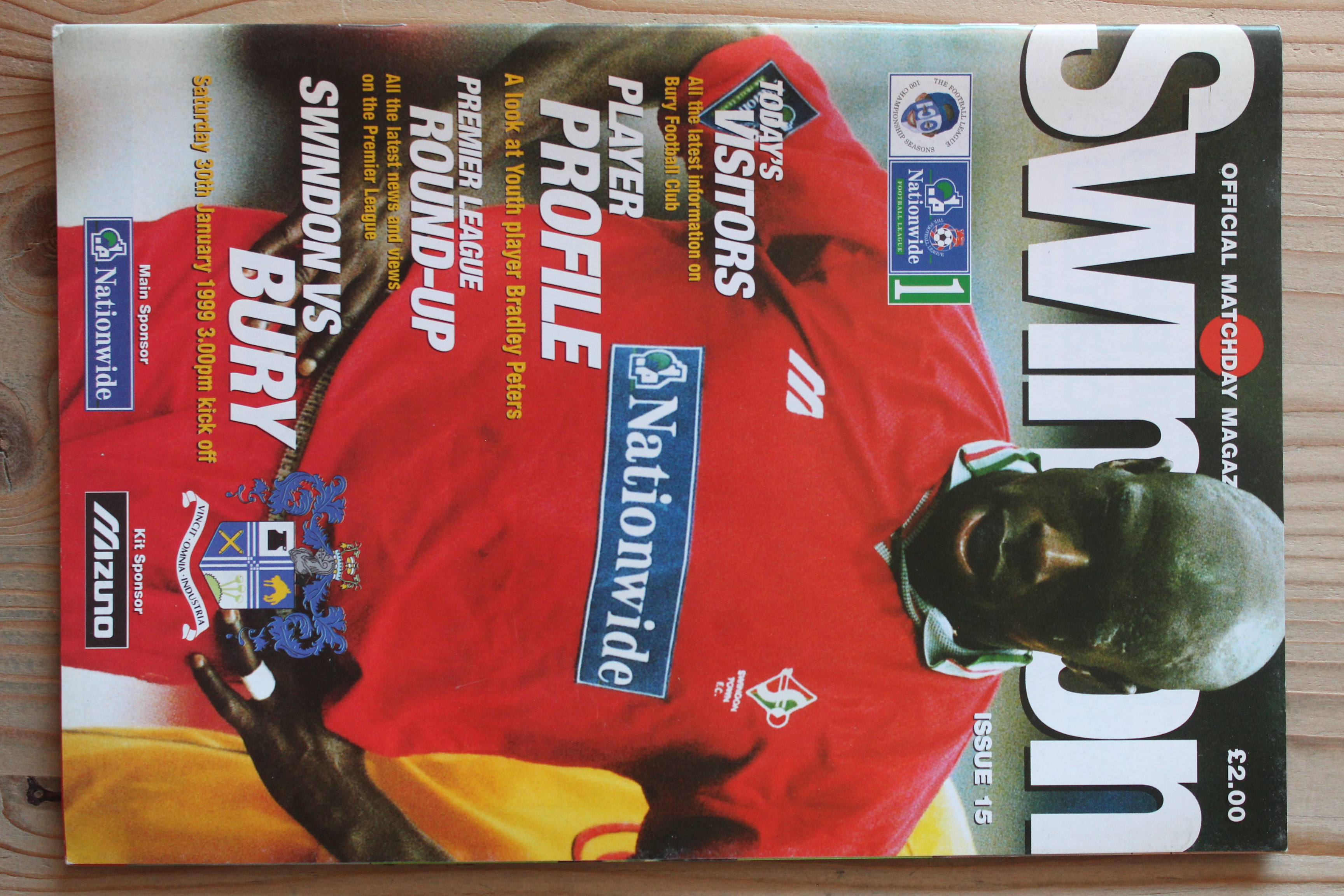 Swindon Town FC v Bury FC