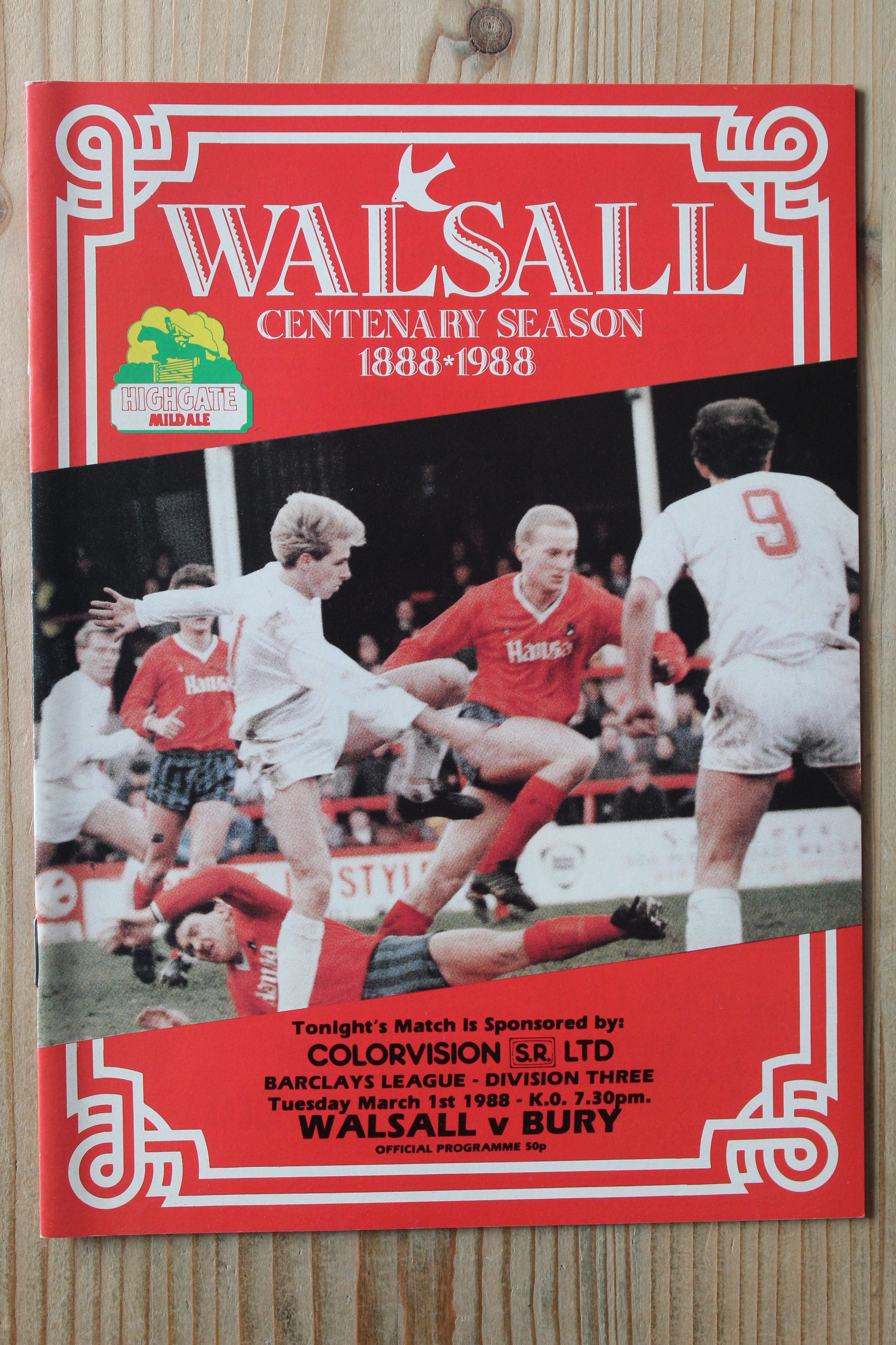 Walsall FC v Bury FC