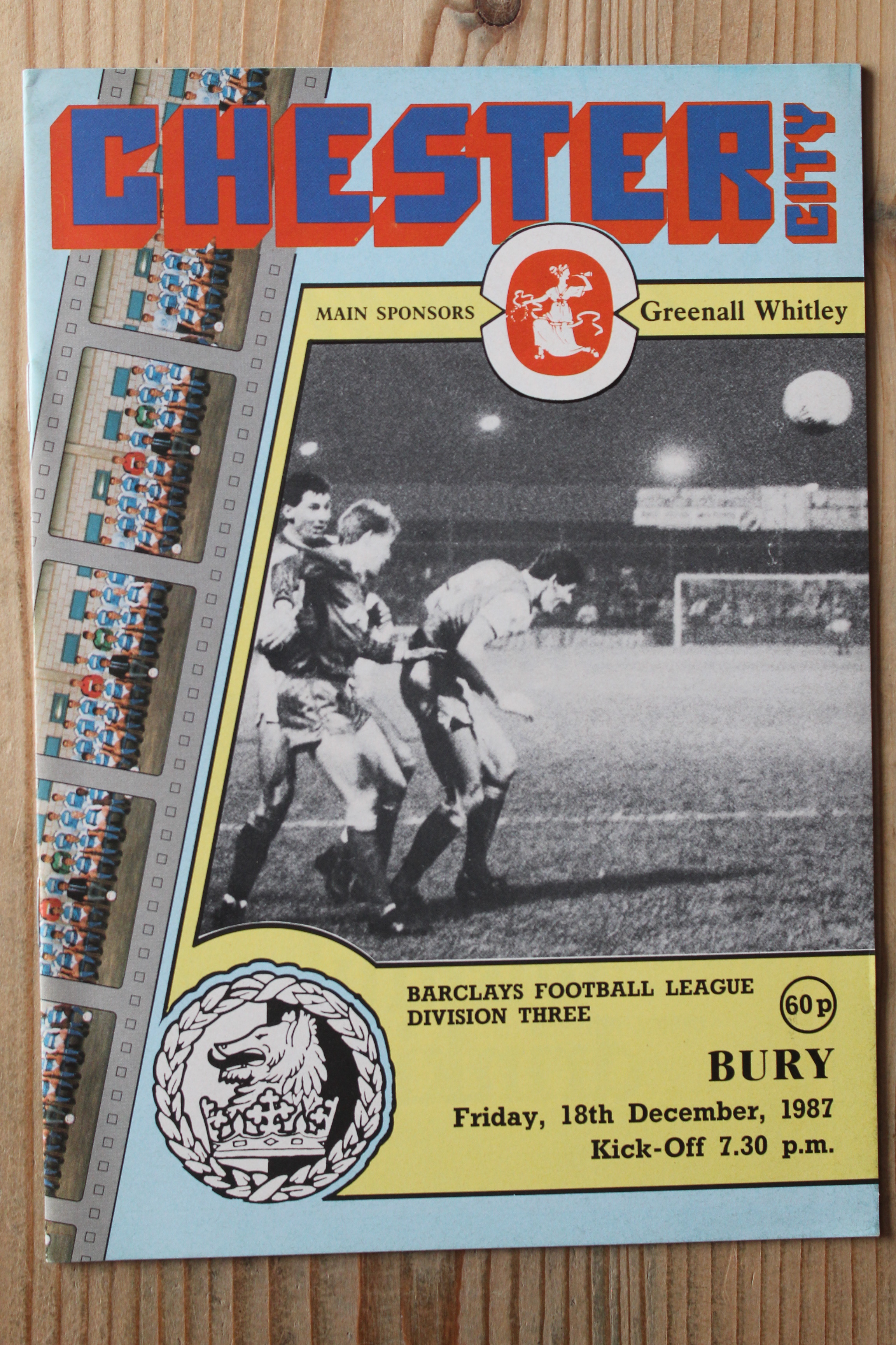 Chester City FC v Bury FC