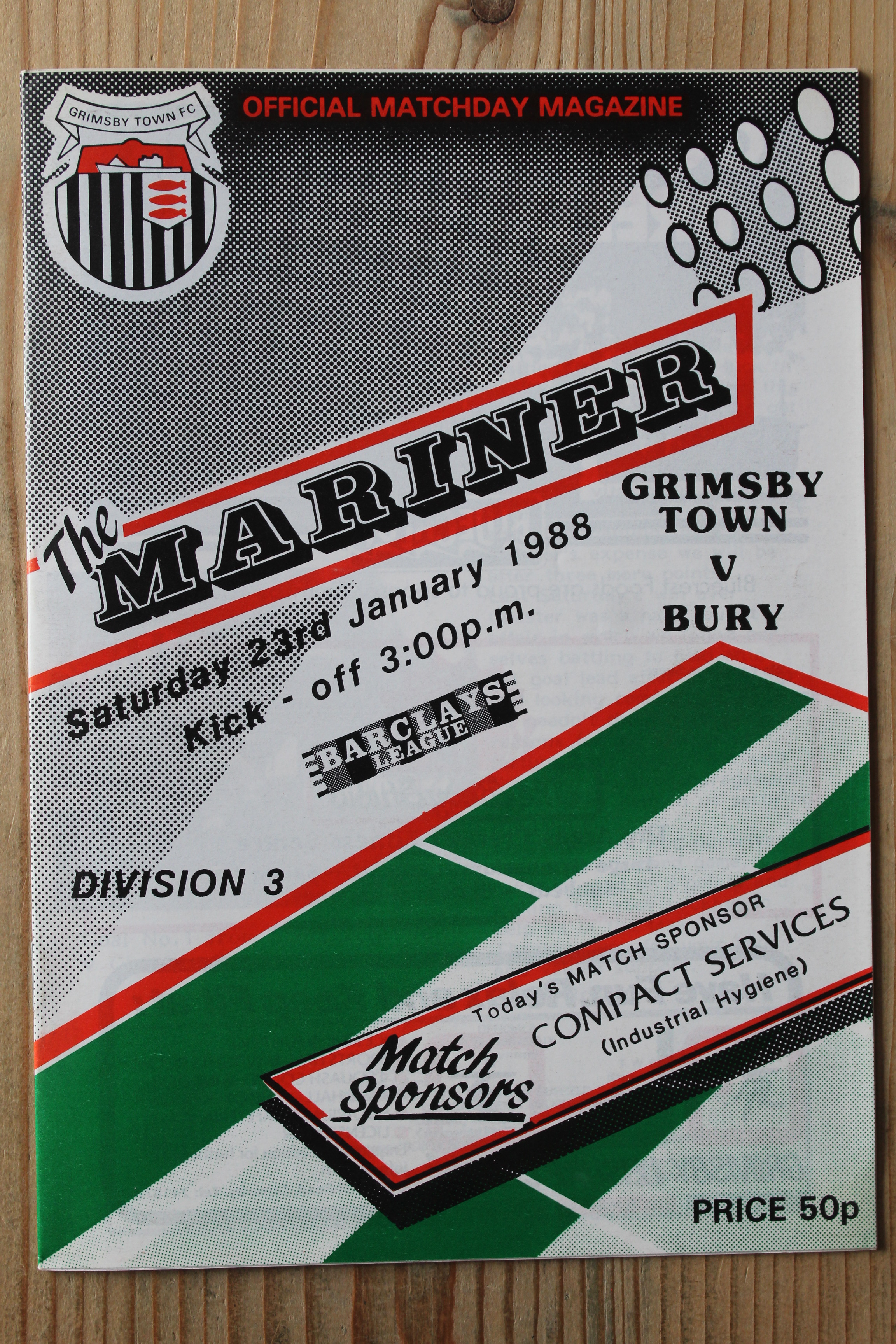 Grimsby Town FC v Bury FC