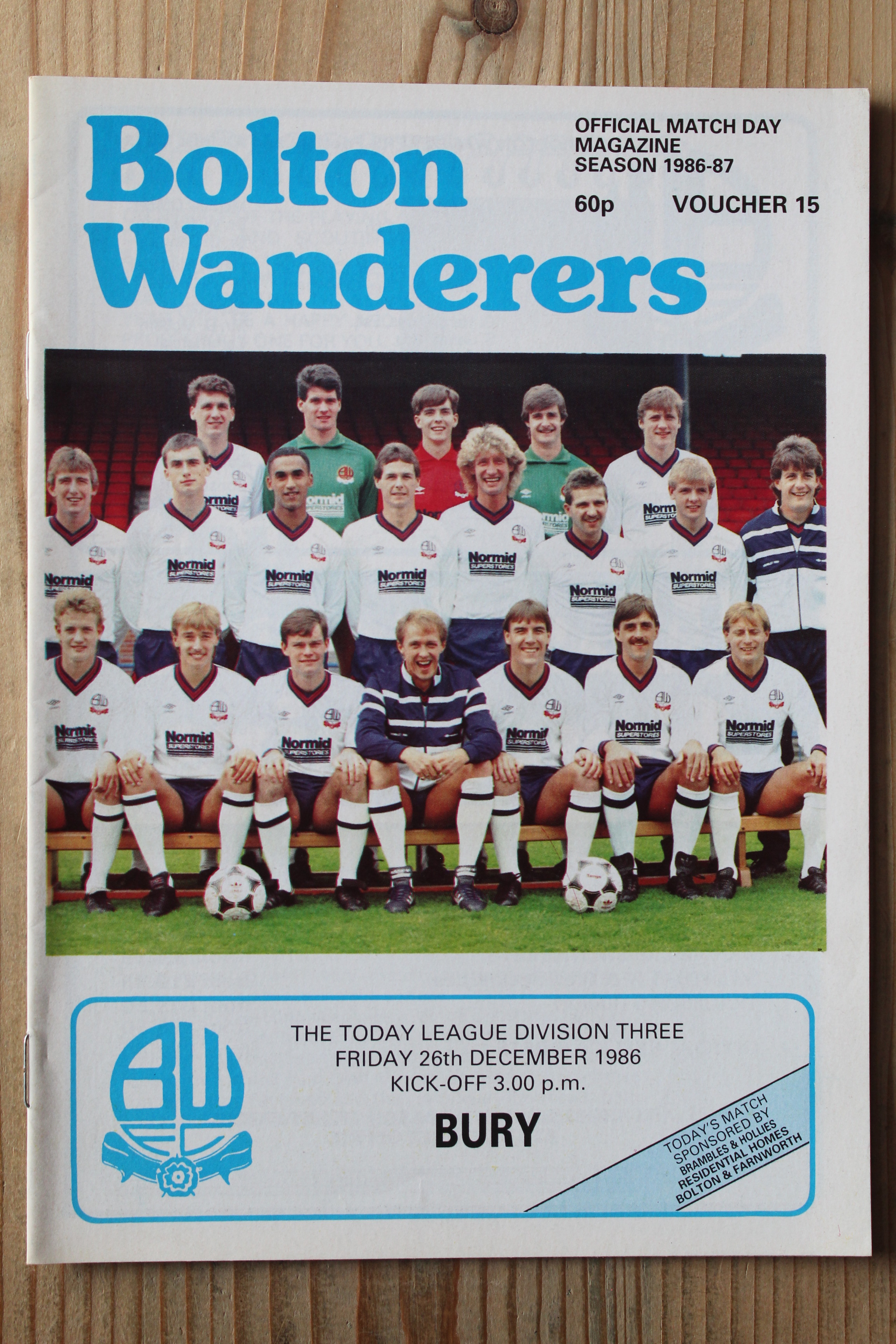 Bolton Wanderers FC v Bury FC