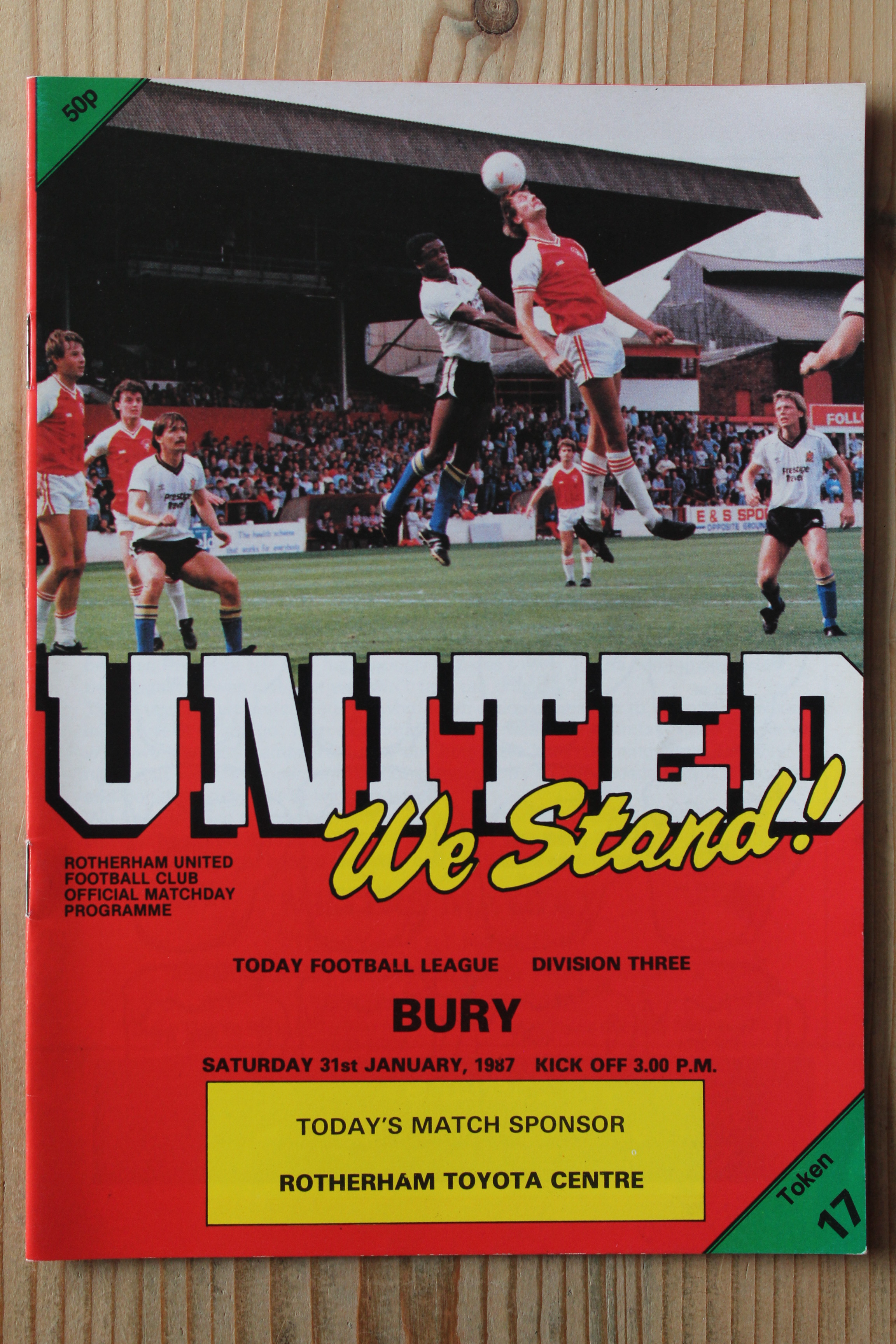 Rotherham United FC v Bury FC