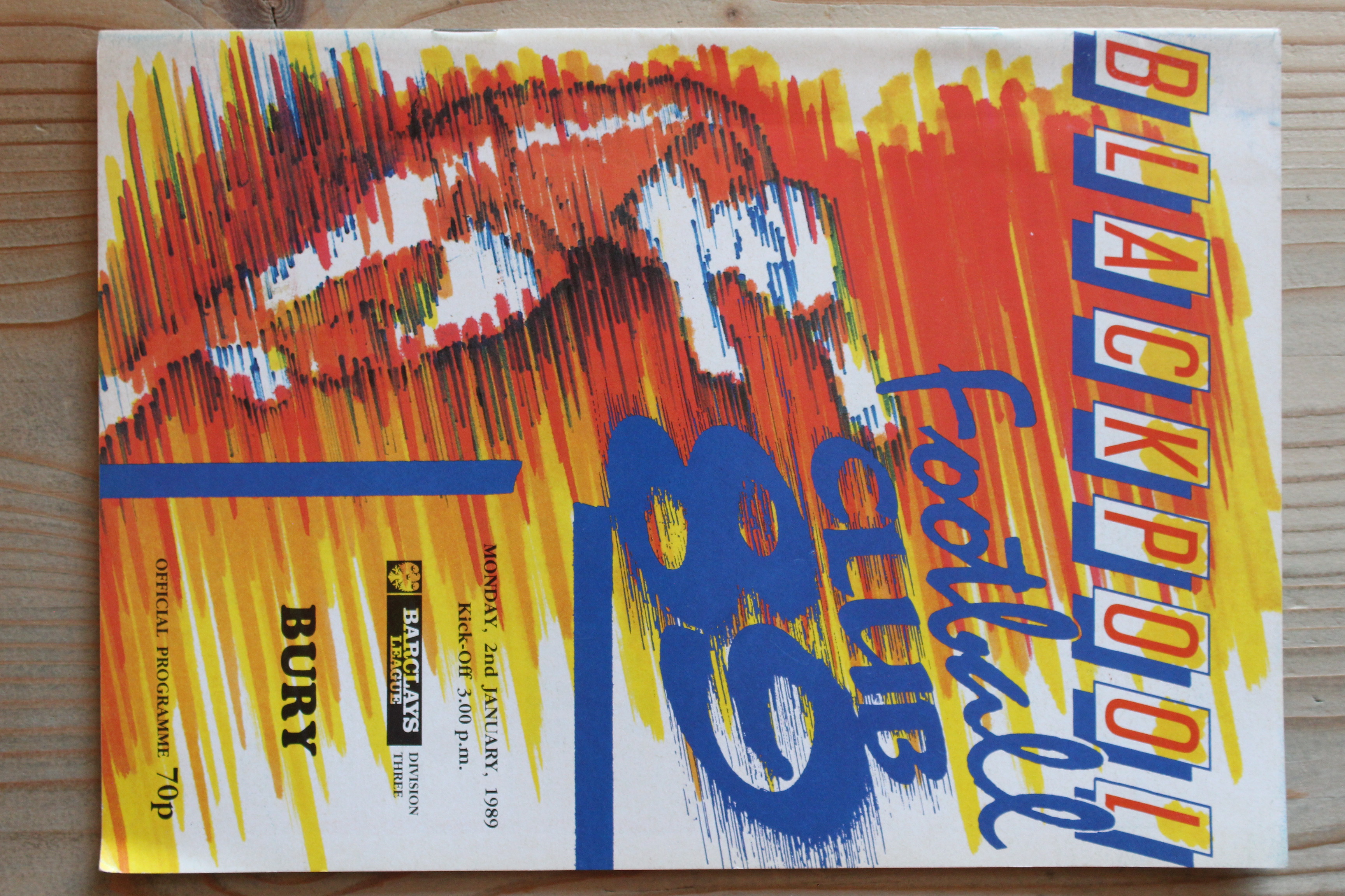 Blackpool FC v Bury FC