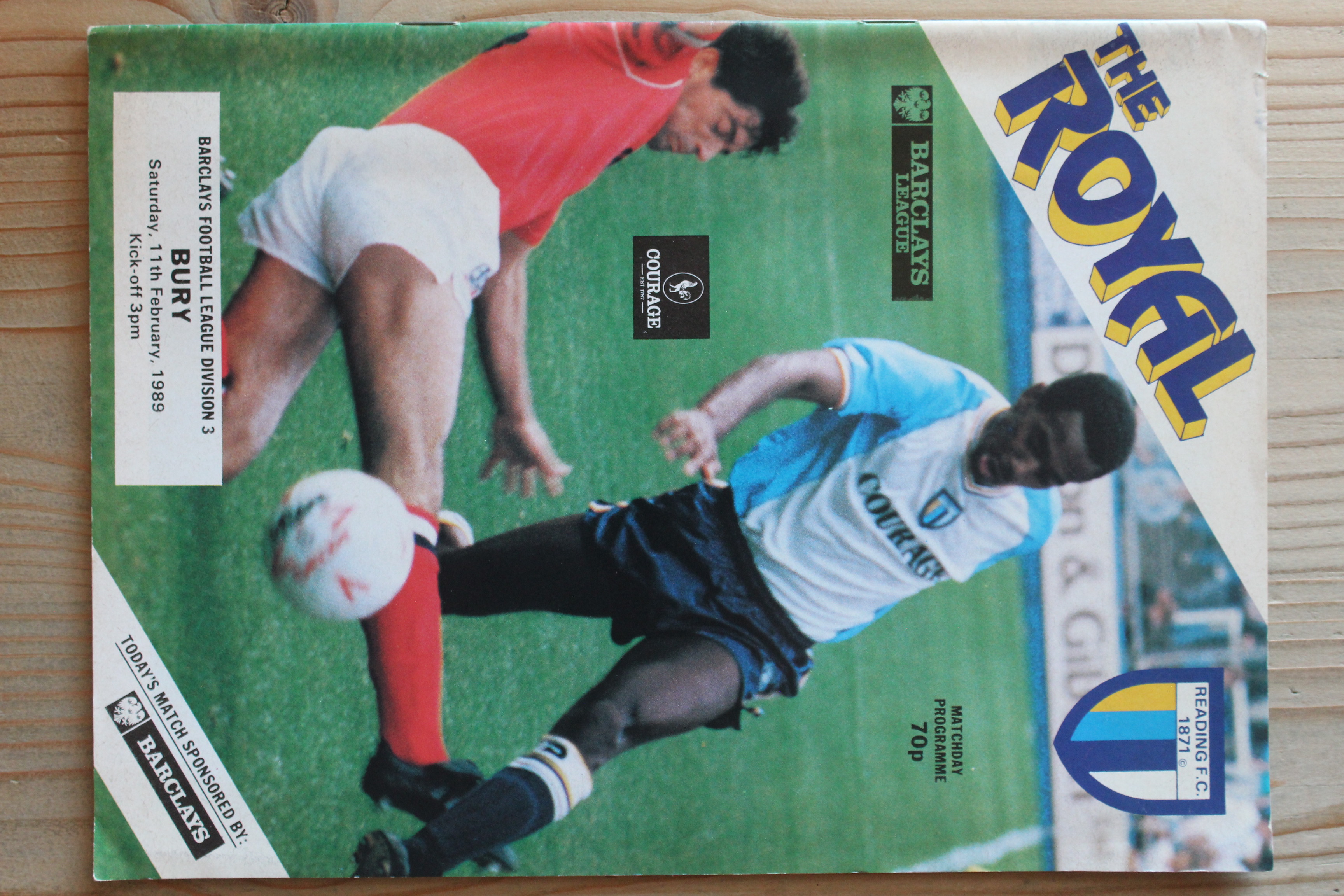 Reading FC v Bury FC