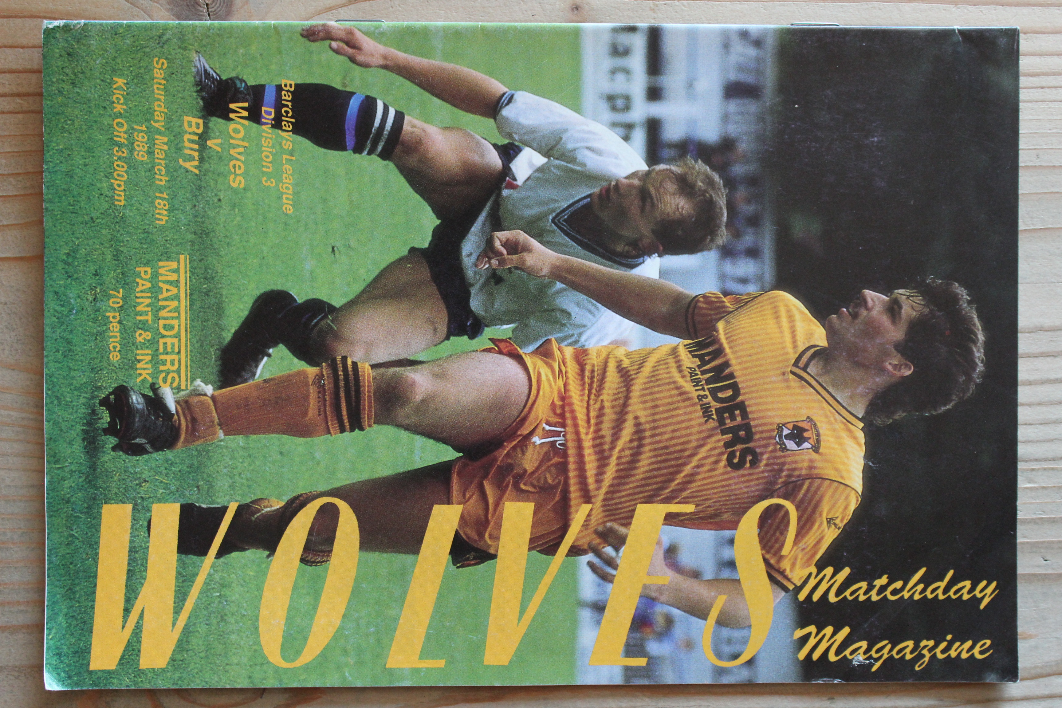 Wolverhampton Wanderers FC v Bury FC