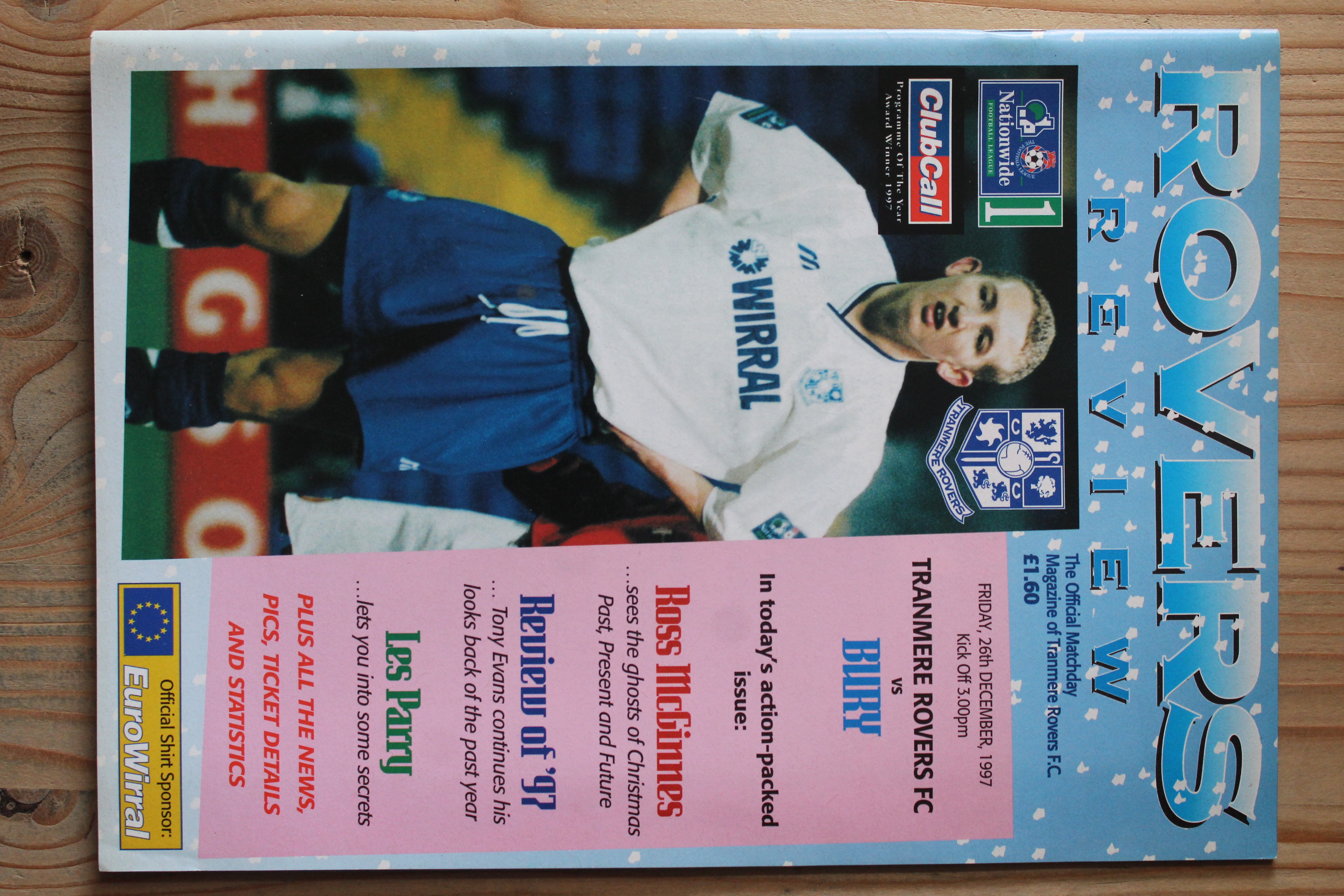 Tranmere Rovers FC v Bury FC