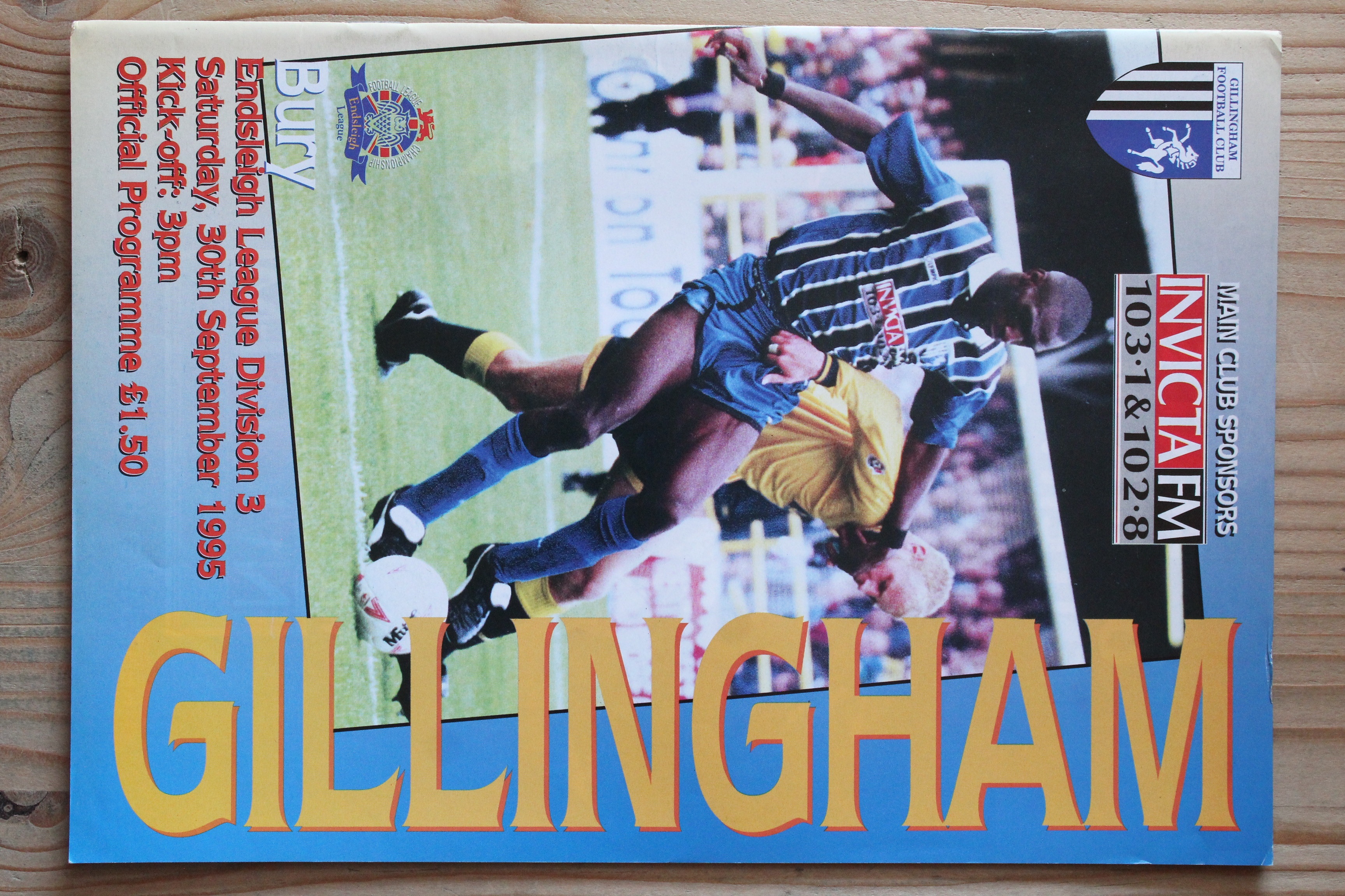 Gillingham FC v Bury FC