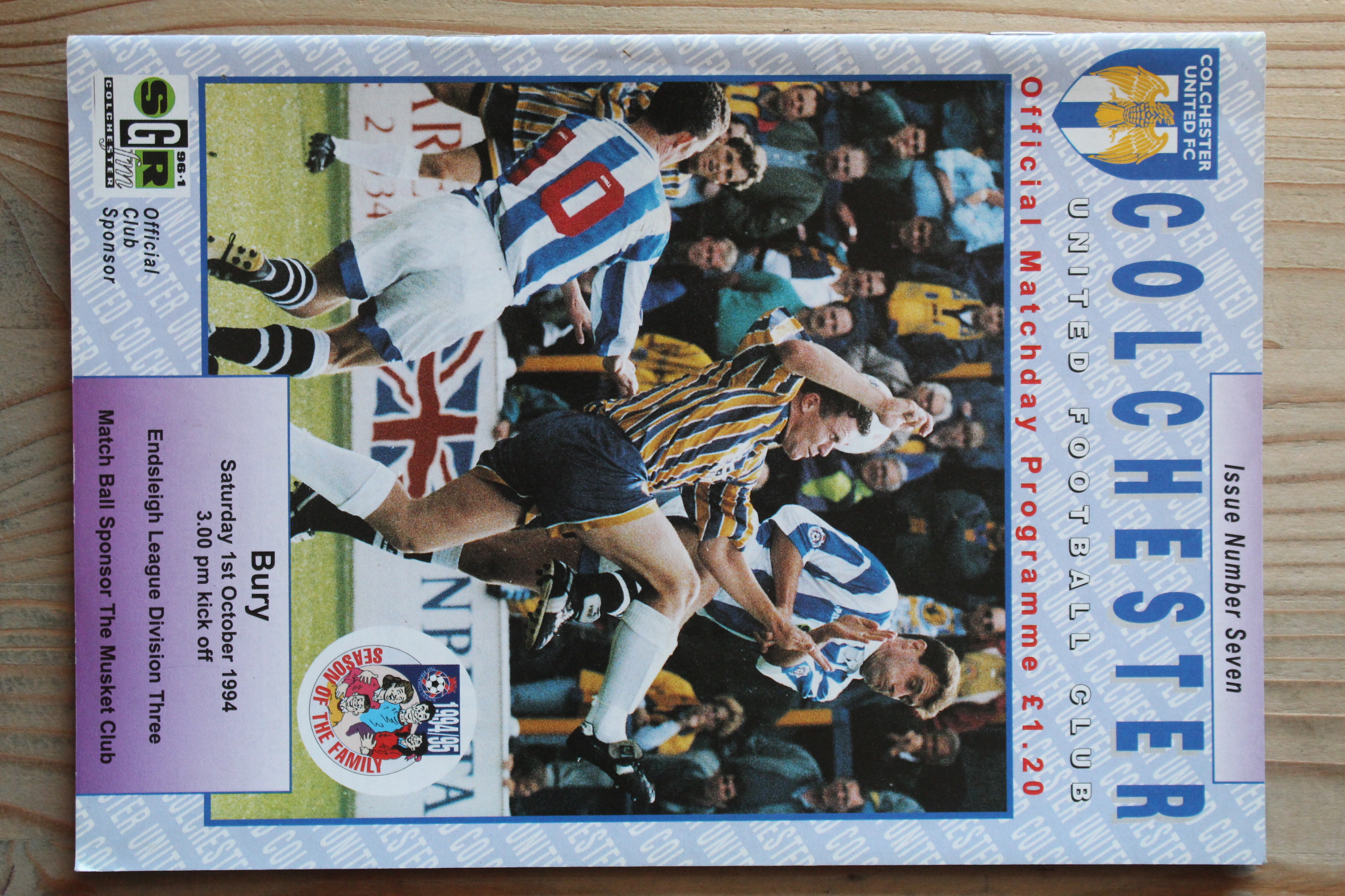 Colchester United FC v Bury FC