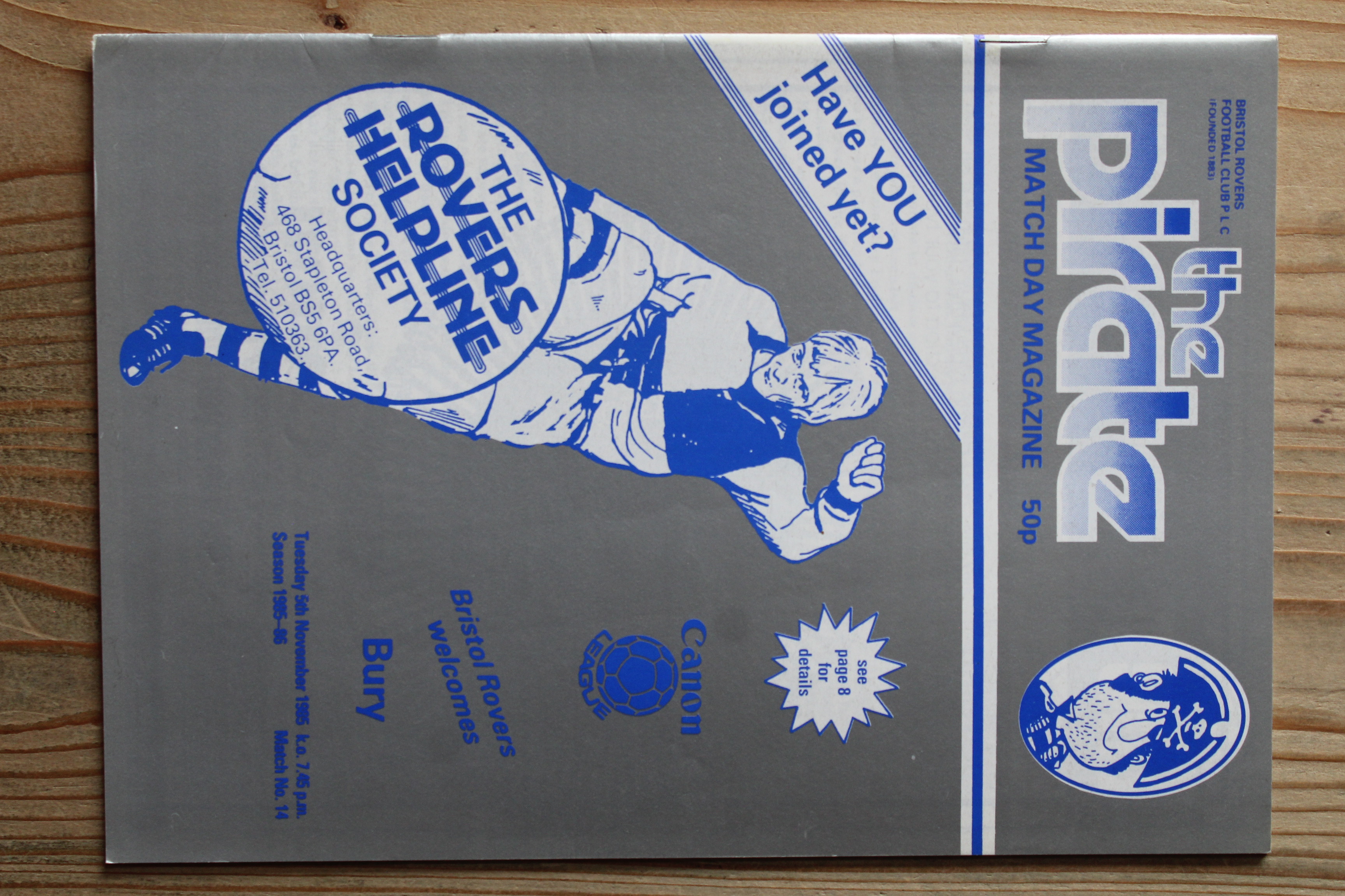 Bristol Rovers FC v Bury FC