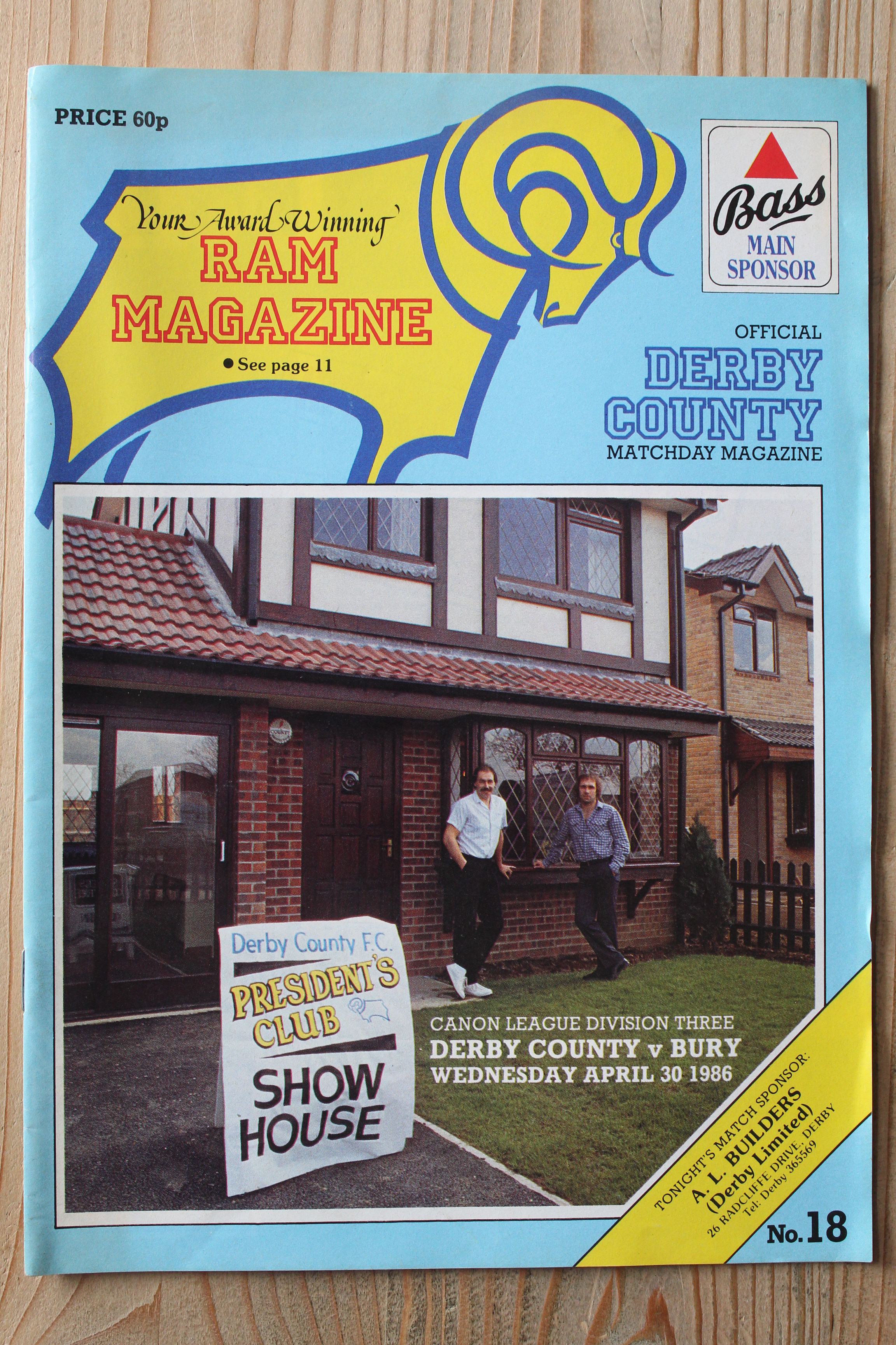 Derby County FC v Bury FC