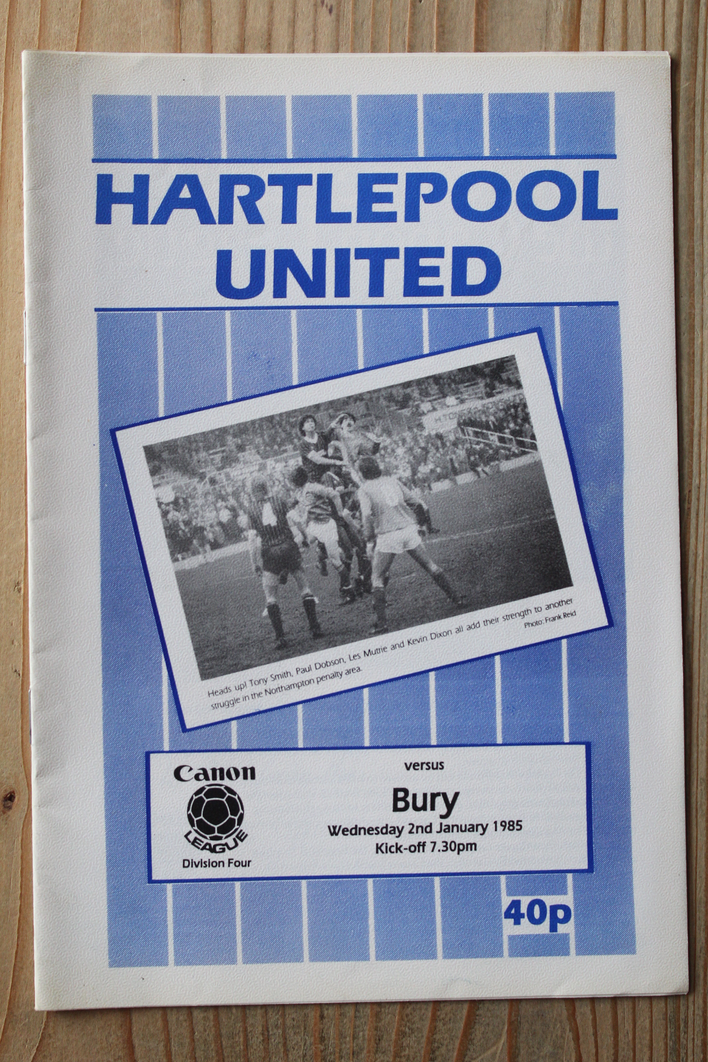 Hartlepool United v Bury FC