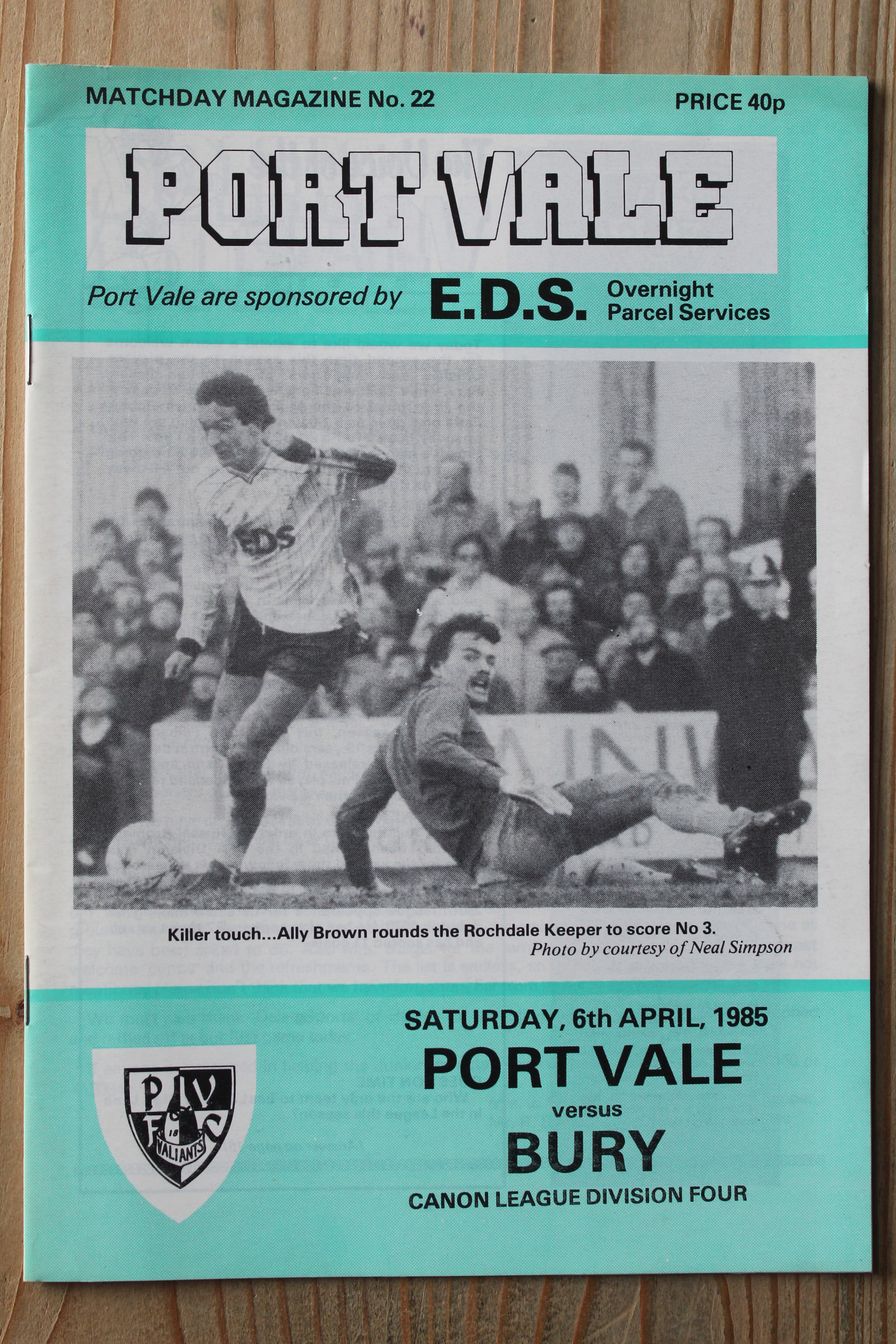 Port Vale FC v Bury FC