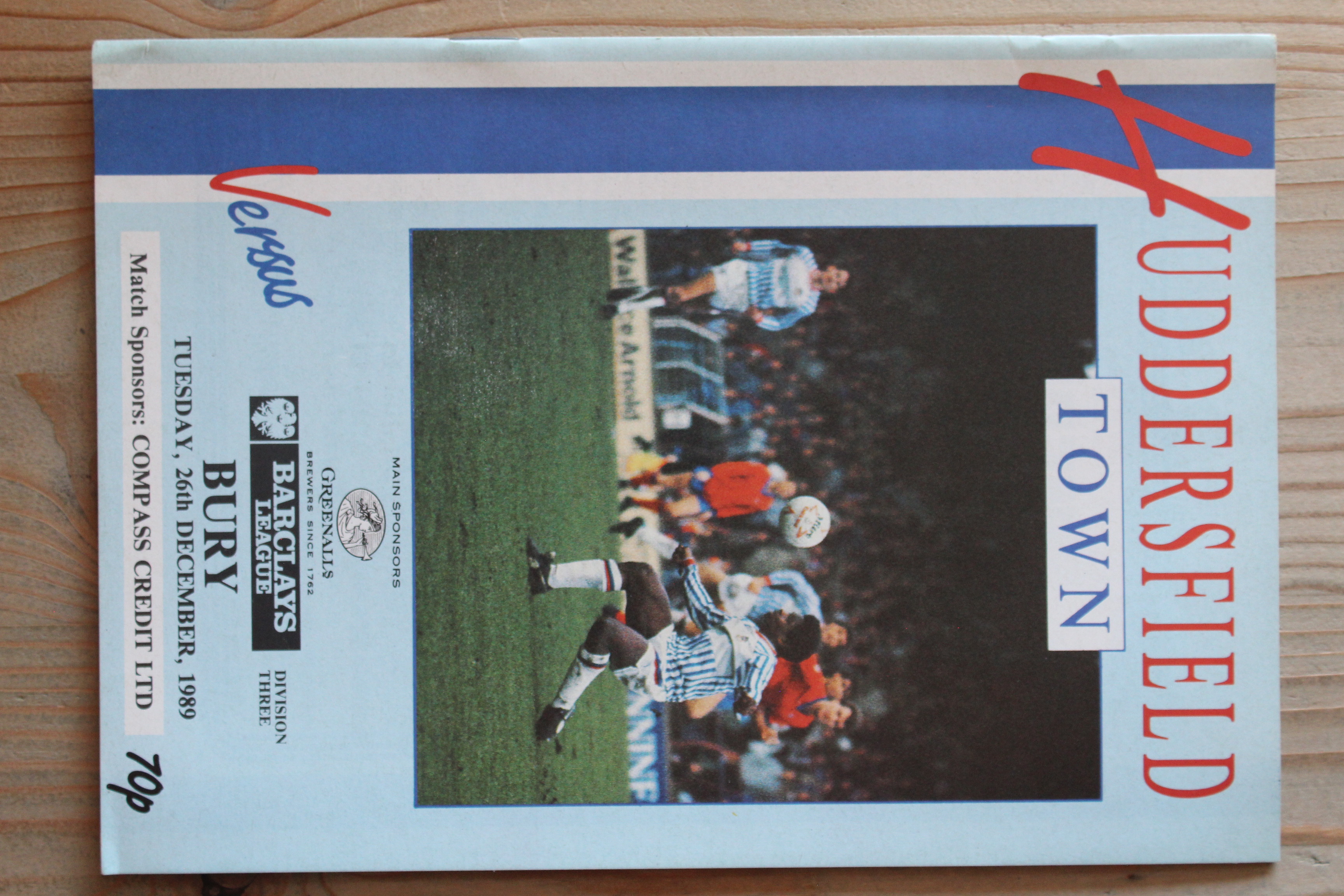 Huddersfield Town FC v Bury FC