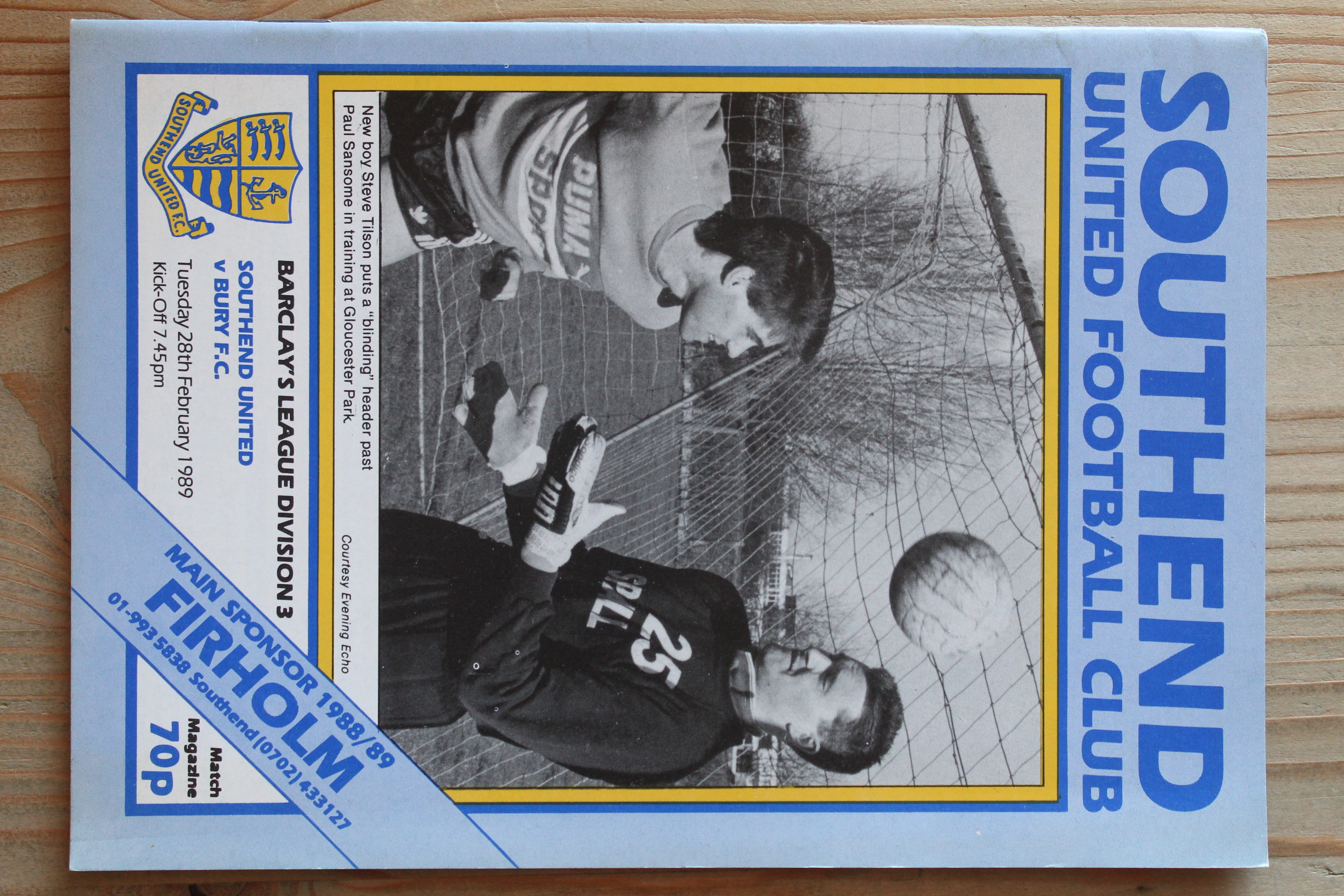 Southend United FC v Bury FC
