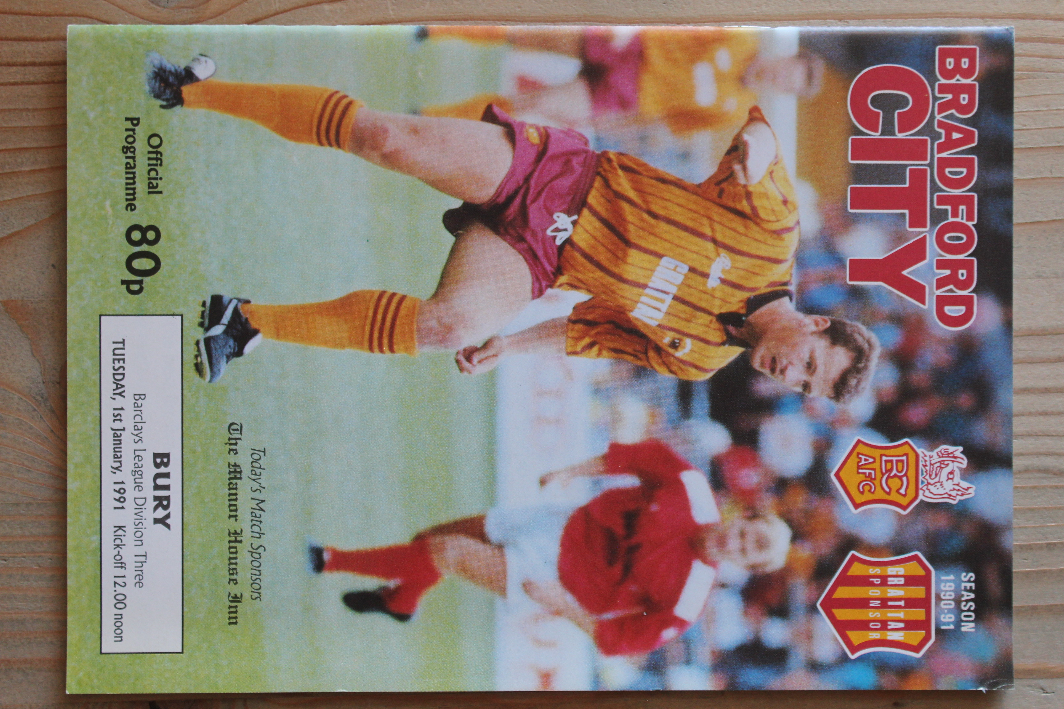 Bradford City FC v Bury FC