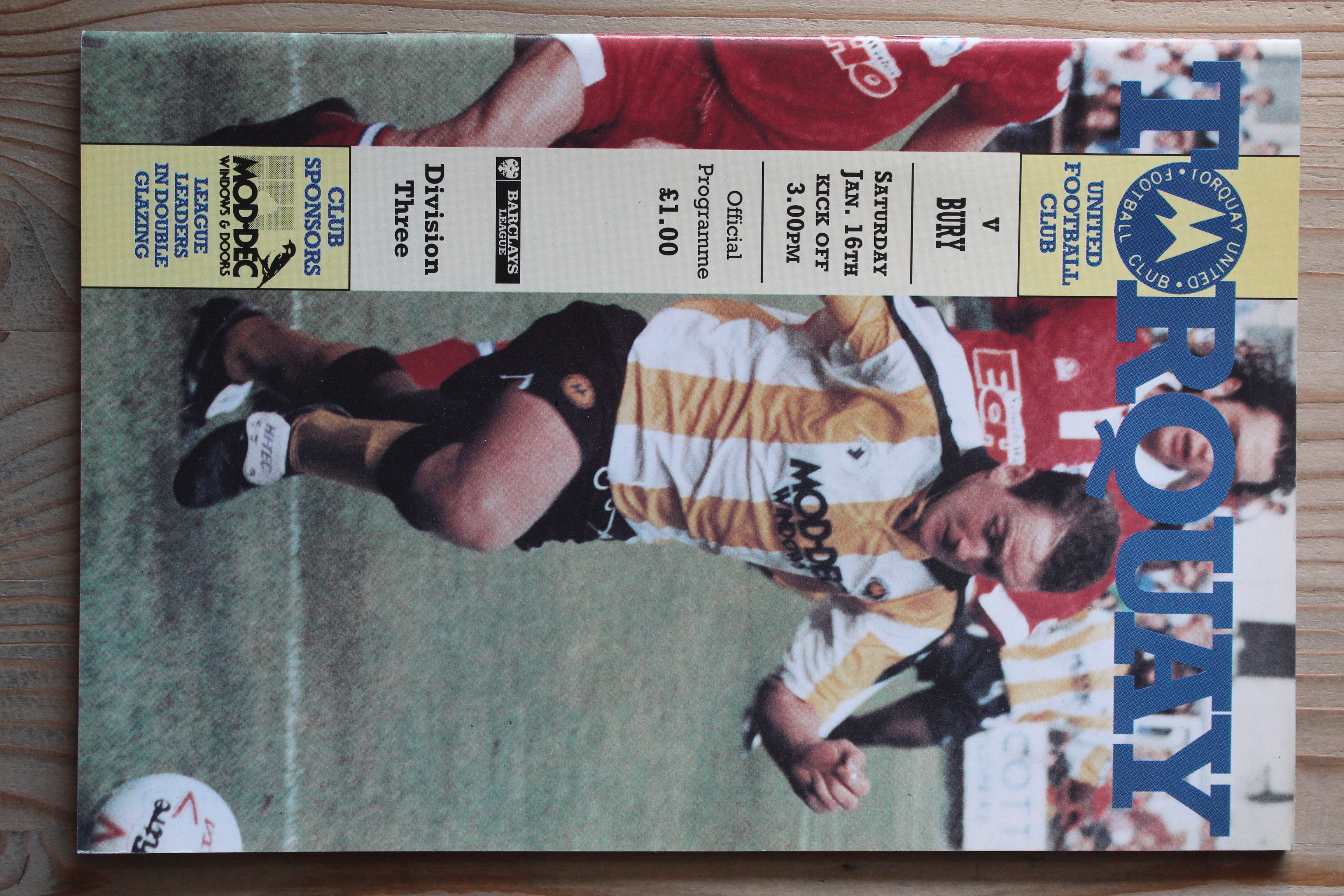 Torquay United FC v Bury FC
