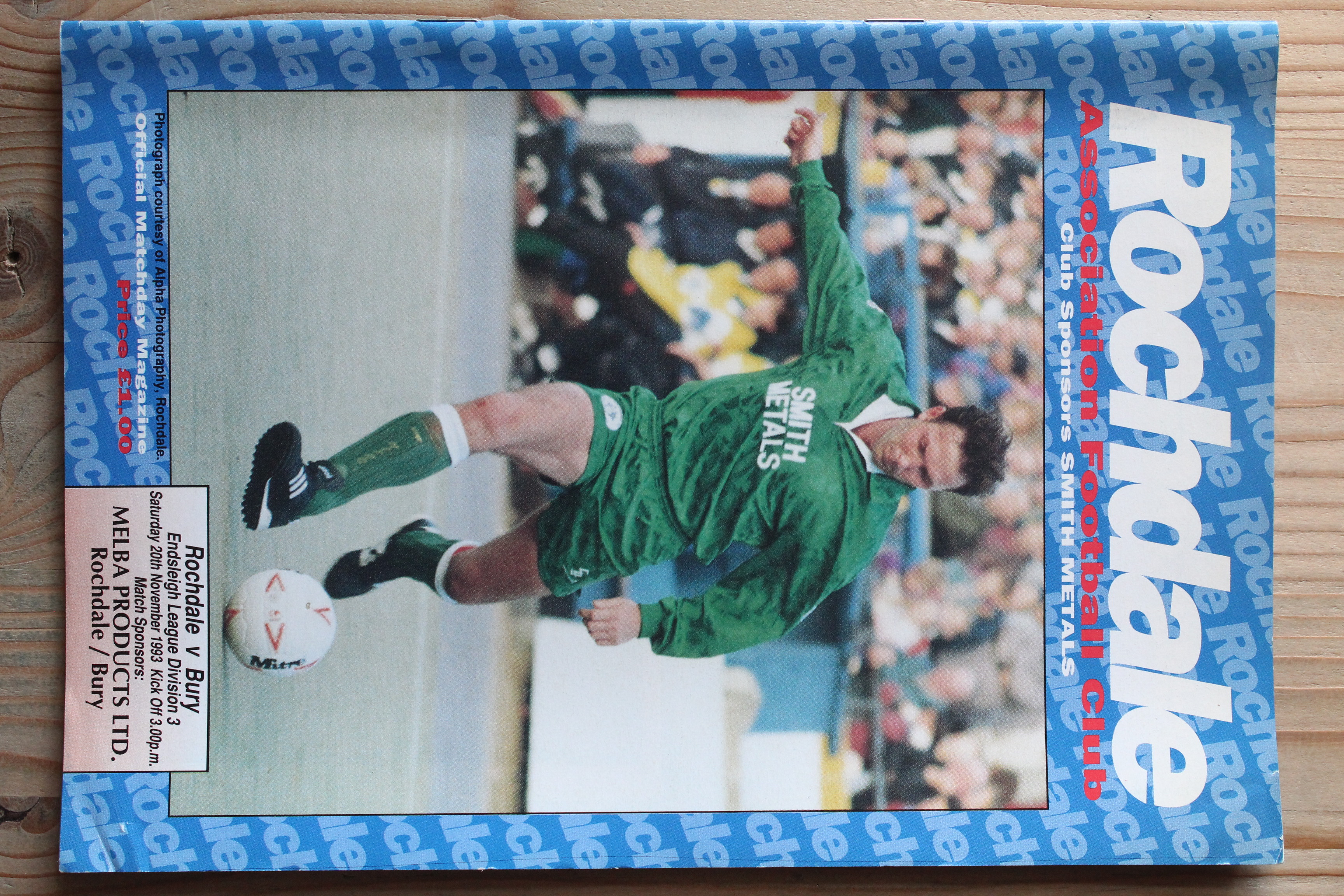 Rochdale FC v Bury FC