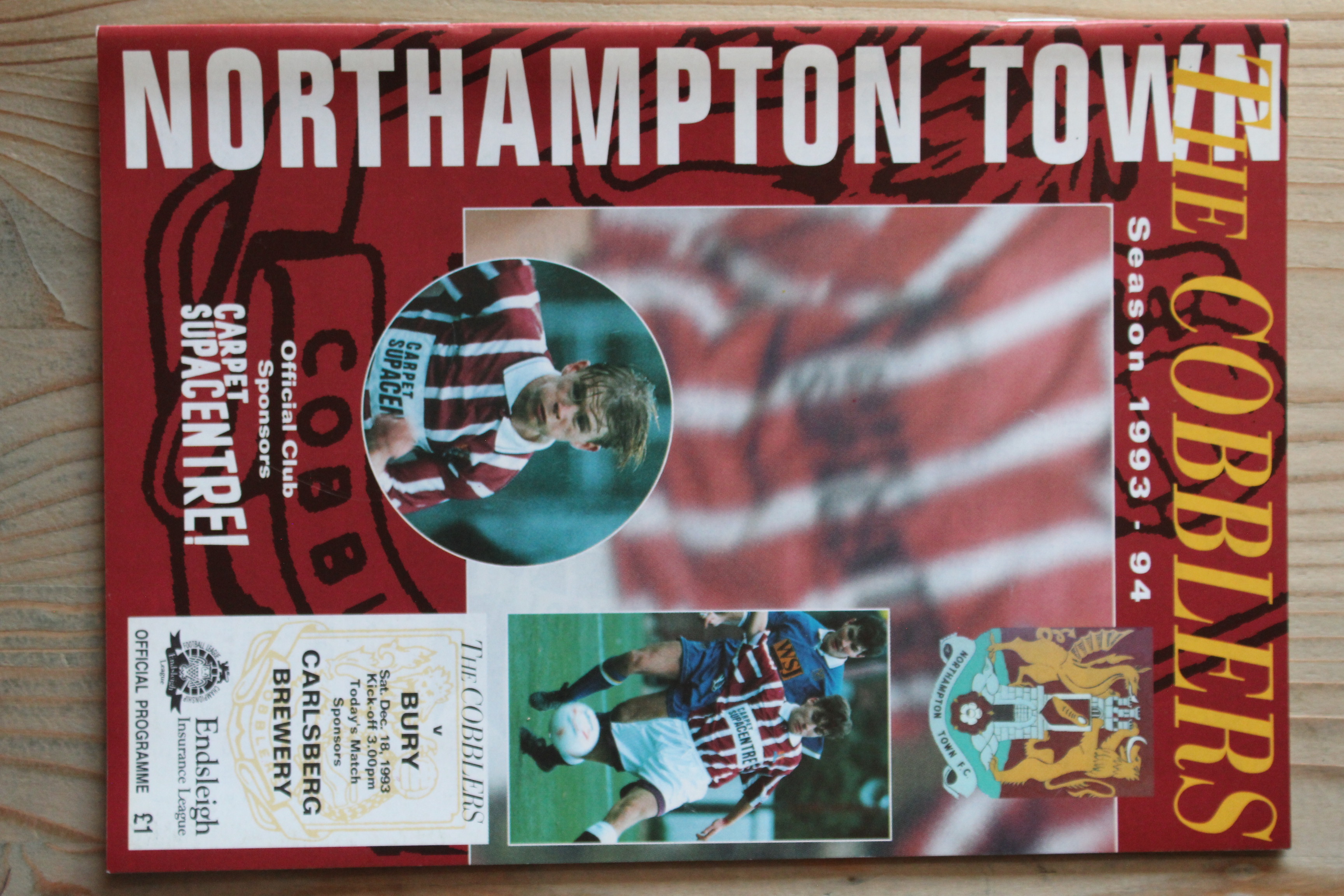 Northampton Town FC v Bury FC
