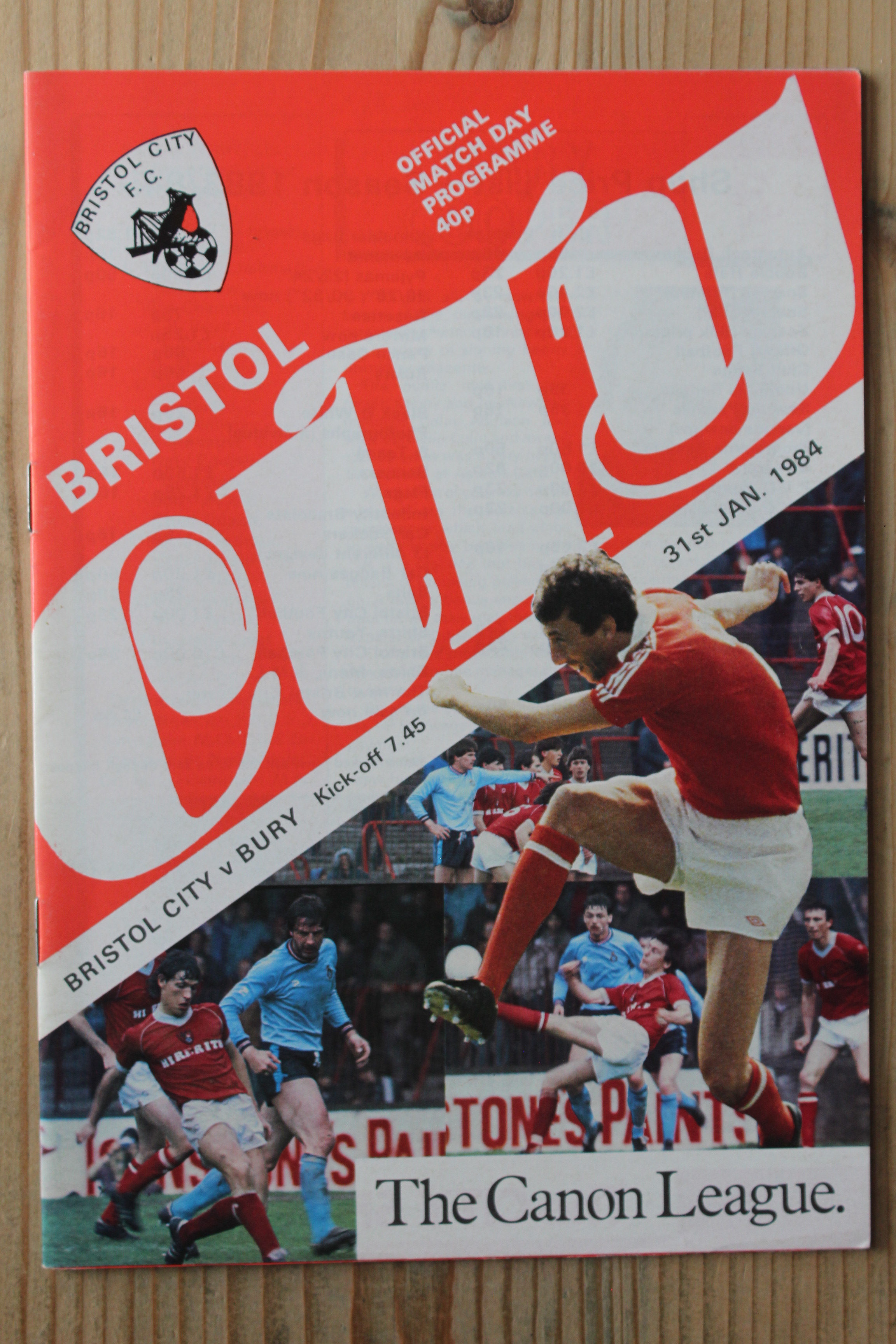Bristol City FC v Bury FC