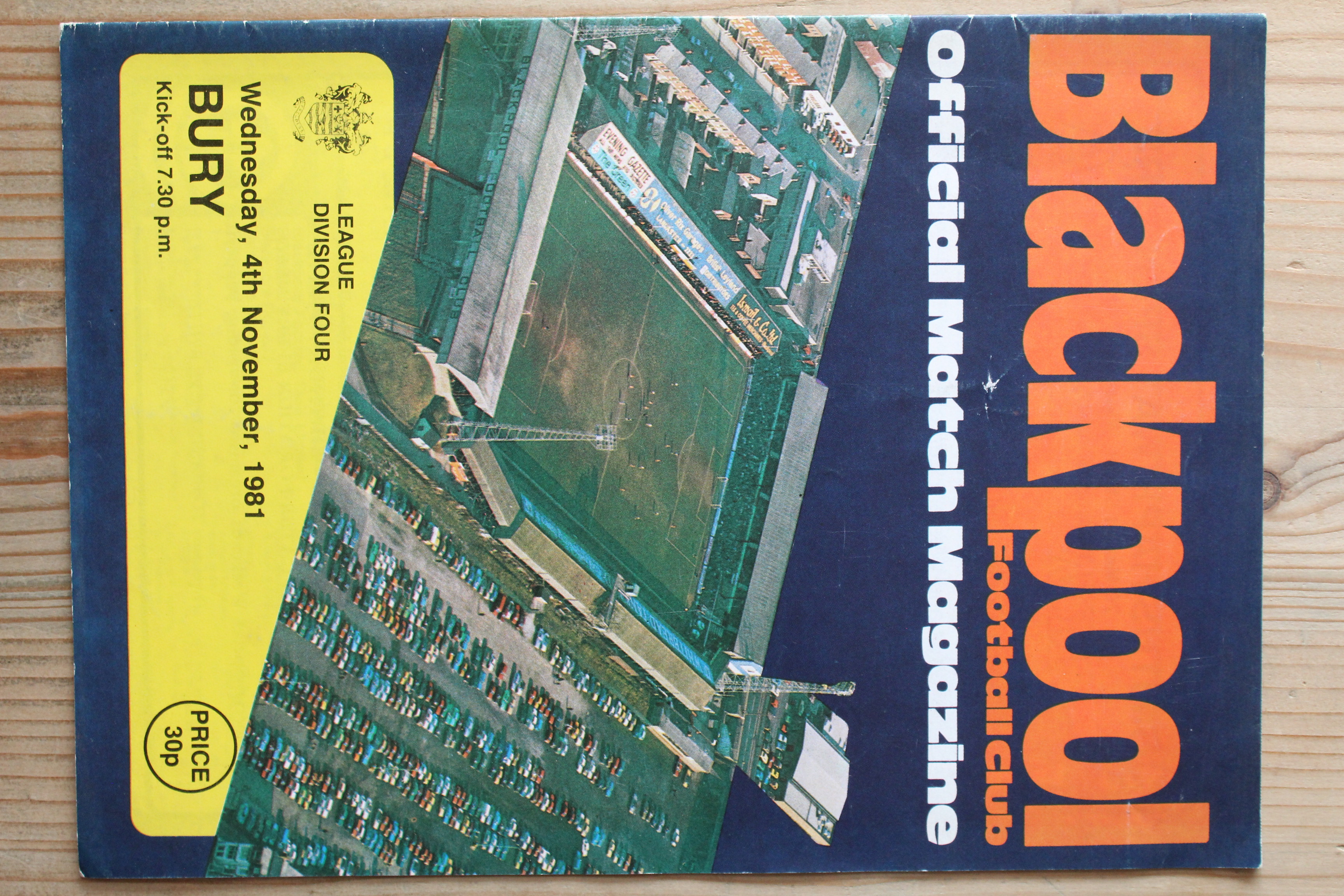 Blackpool FC v Bury FC