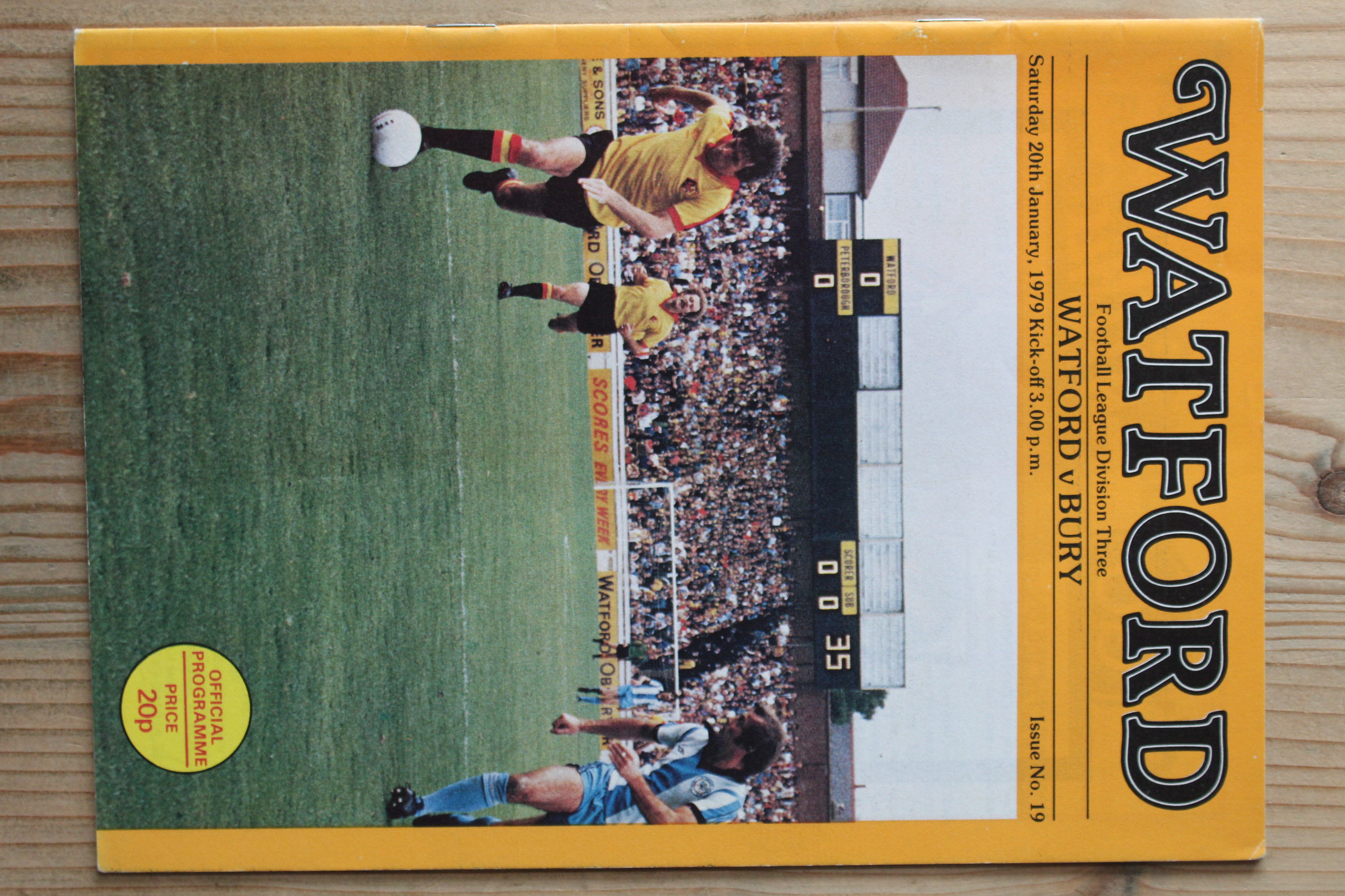 Watford FC v Bury FC