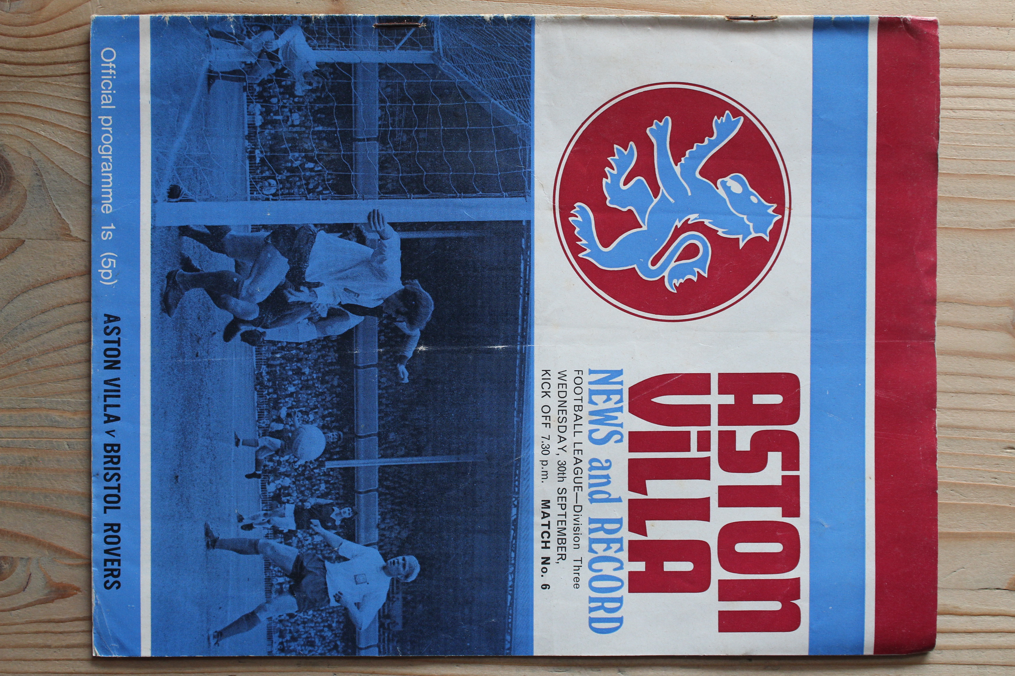 Aston Villa FC v Bristol Rovers FC