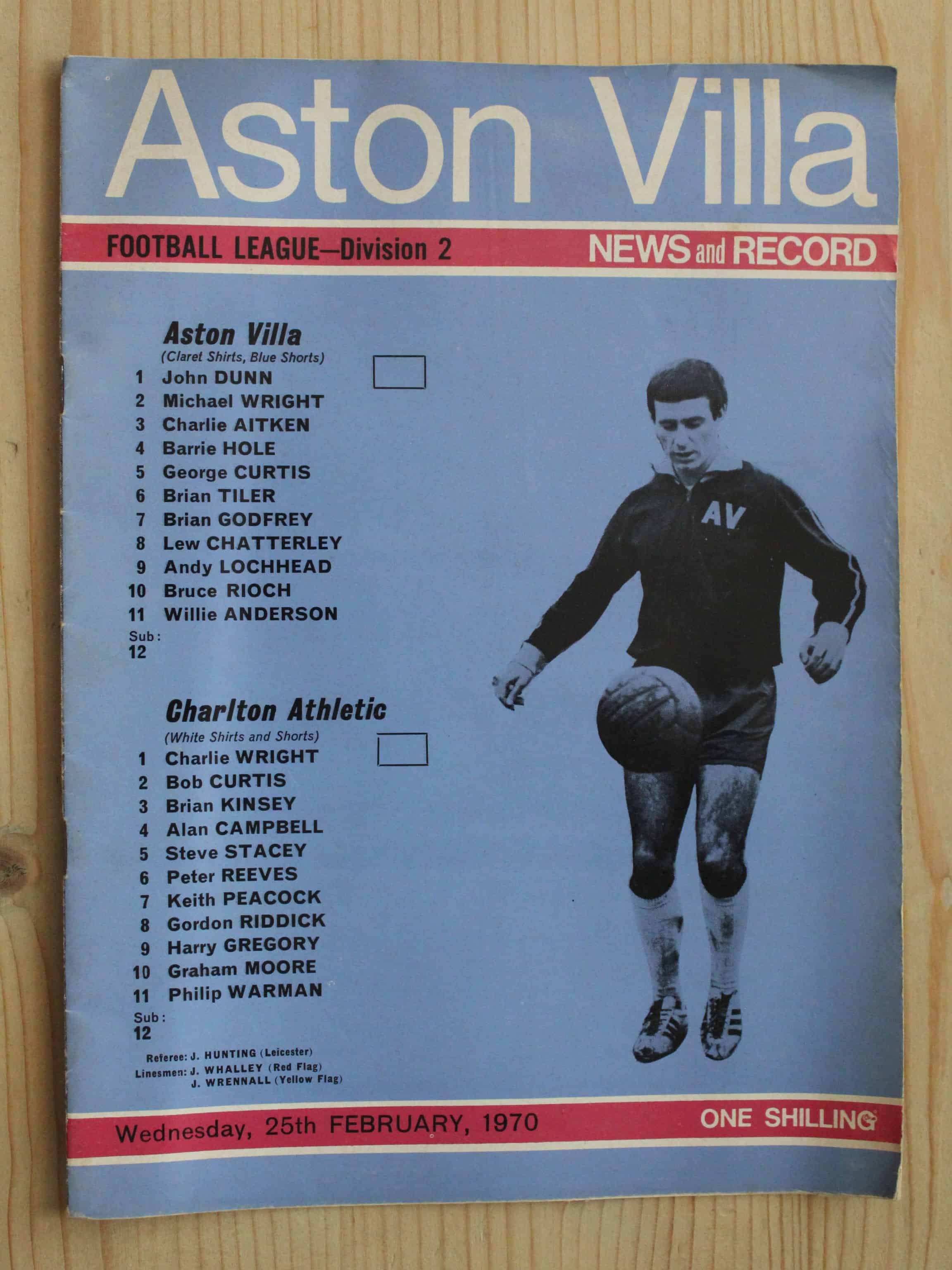 Aston Villa FC v Charlton Athletic FC