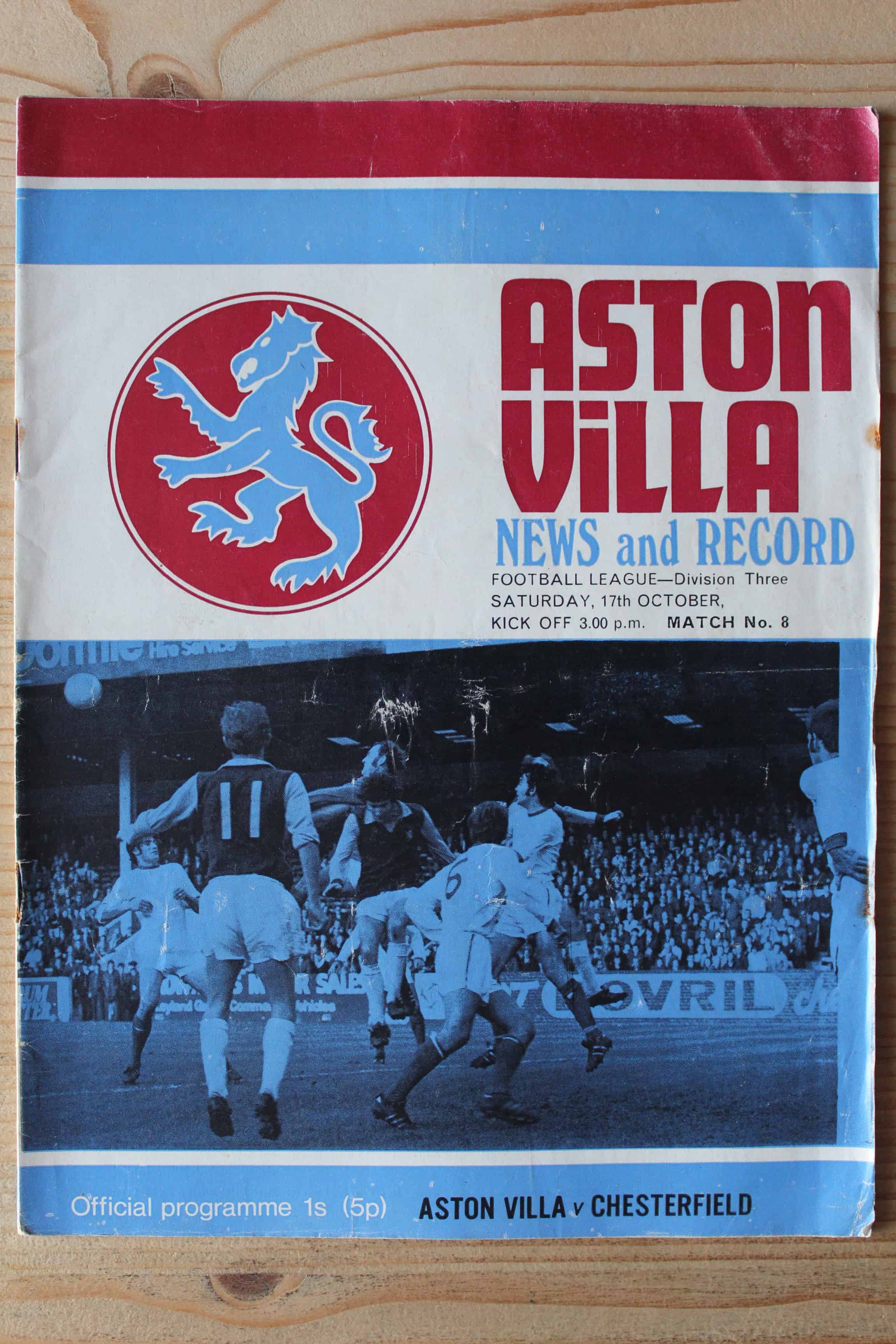 Aston Villa FC v Chesterfield FC