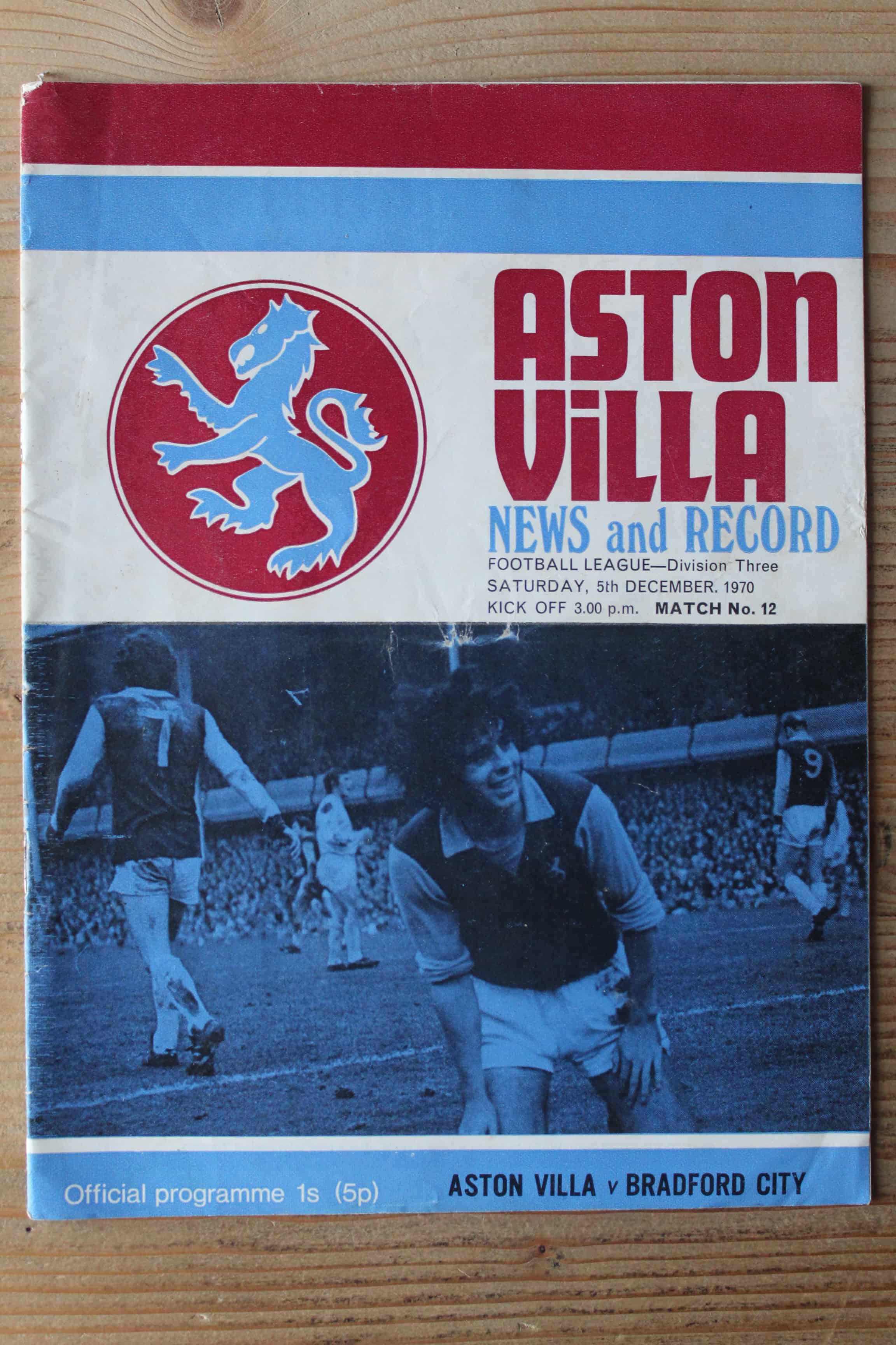 Aston Villa FC v Bradford City FC