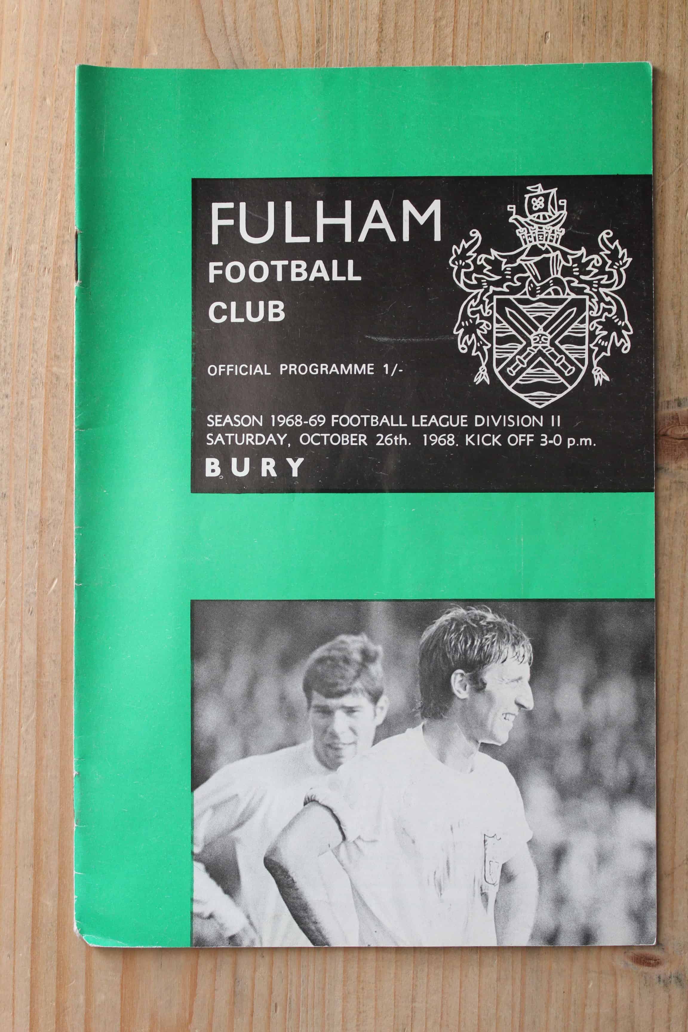 Fulham FC v Bury FC