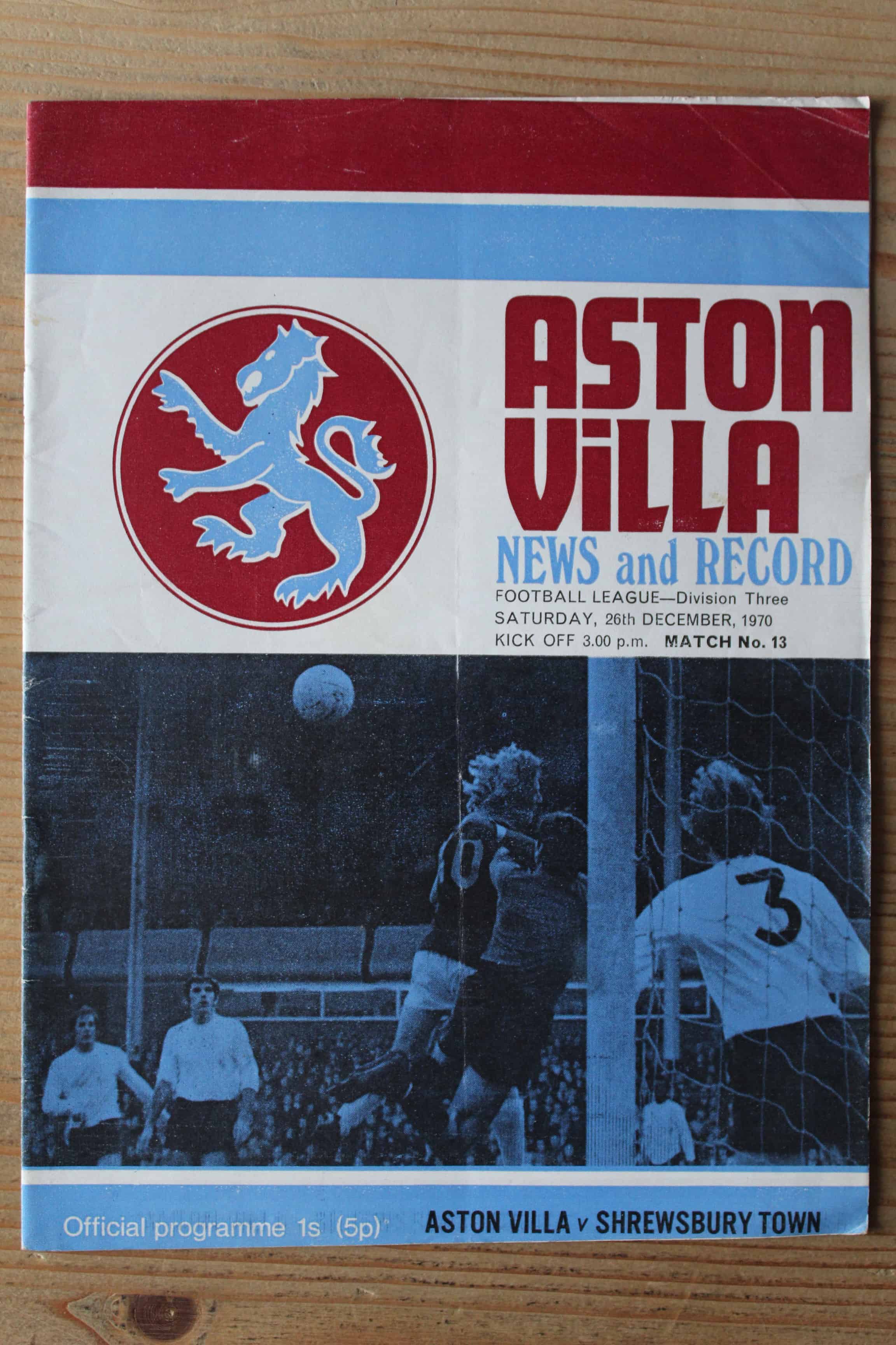 Aston Villa FC v Shrewsbury Town FC