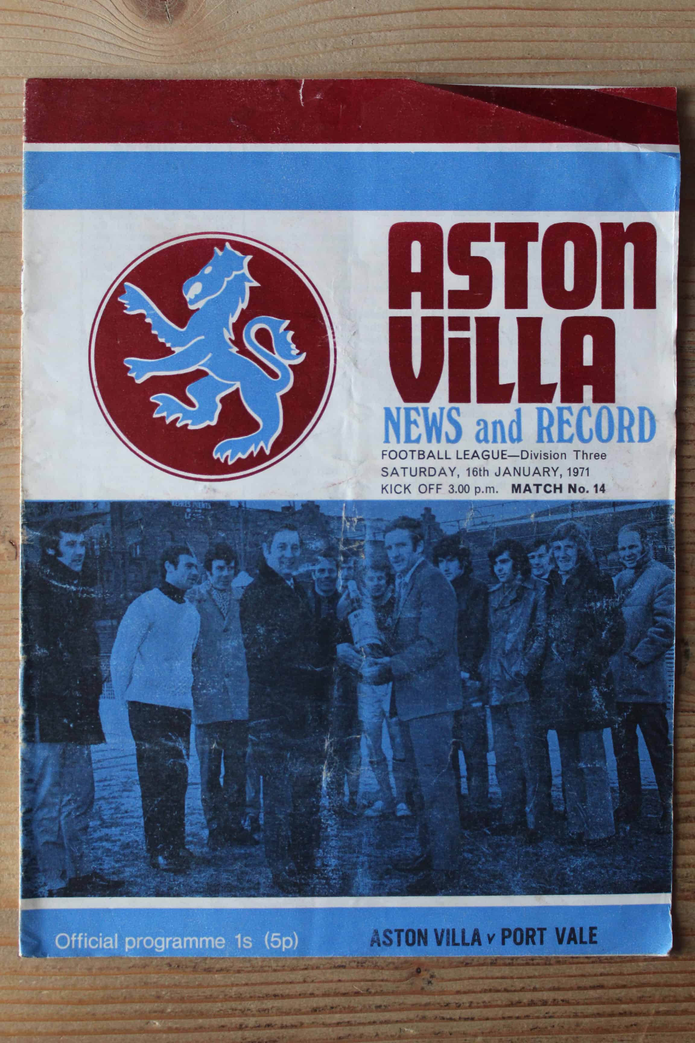 Aston Villa FC v Port Vale FC