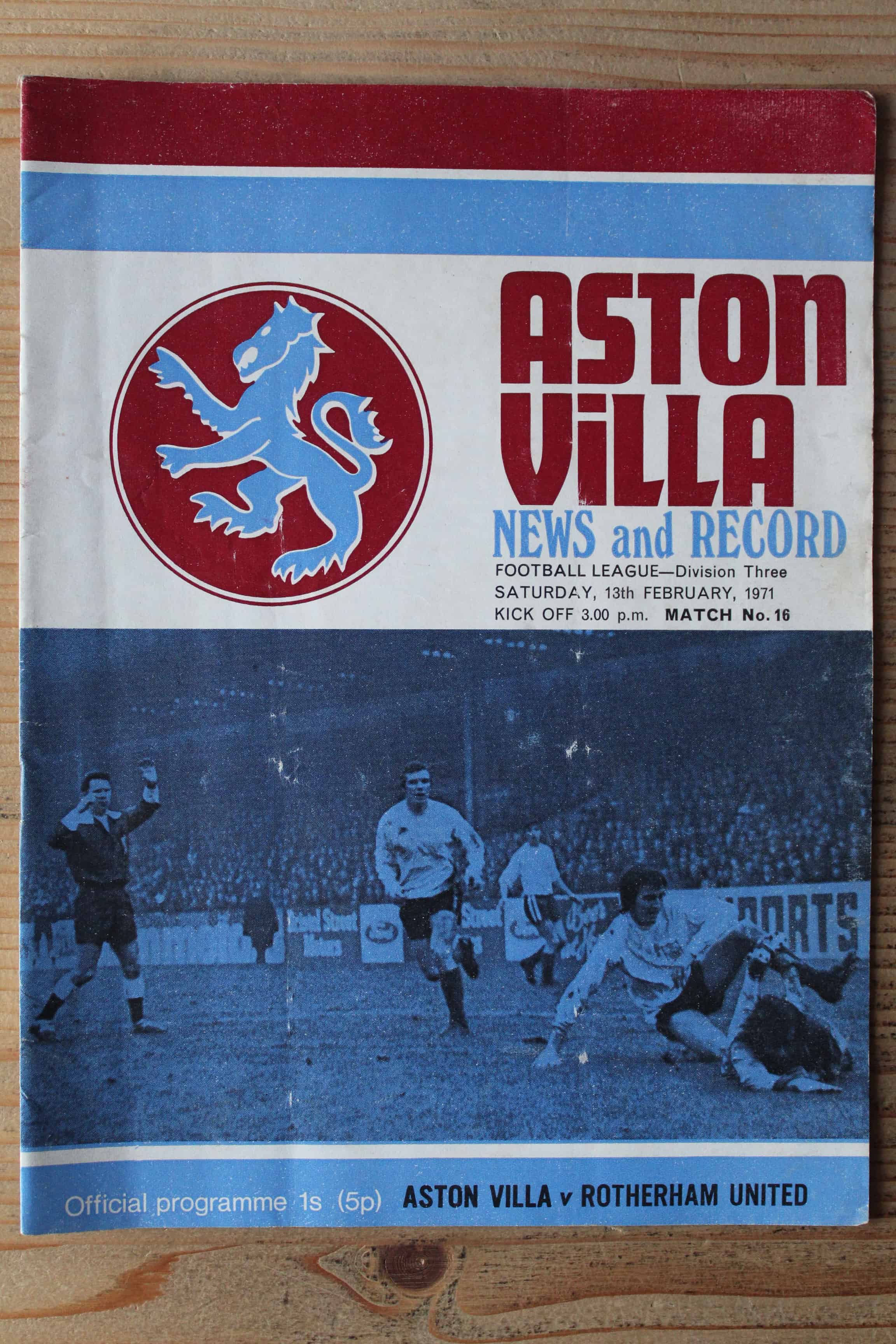 Aston Villa FC v Rotherham United FC