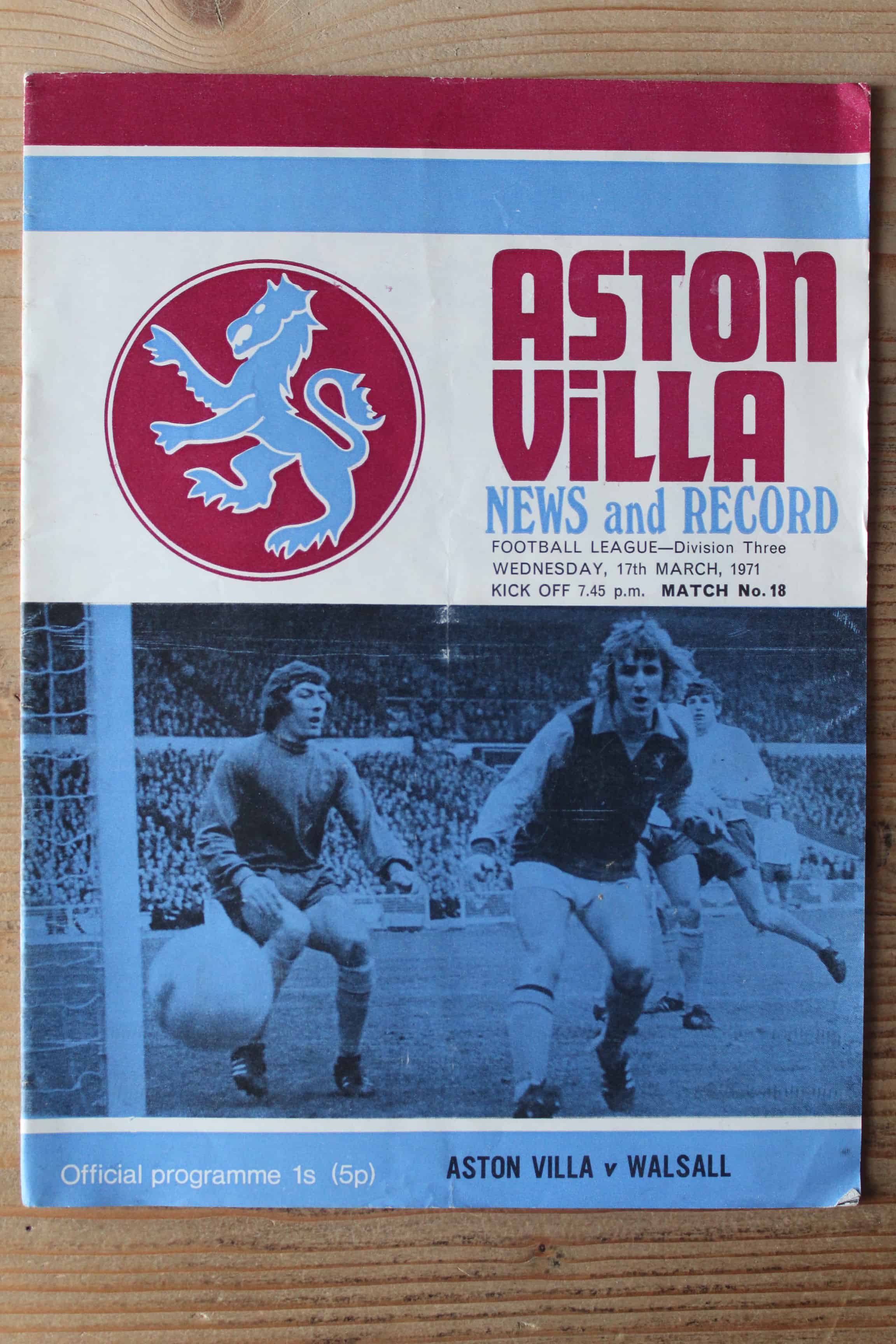 Aston Villa FC v Walsall FC