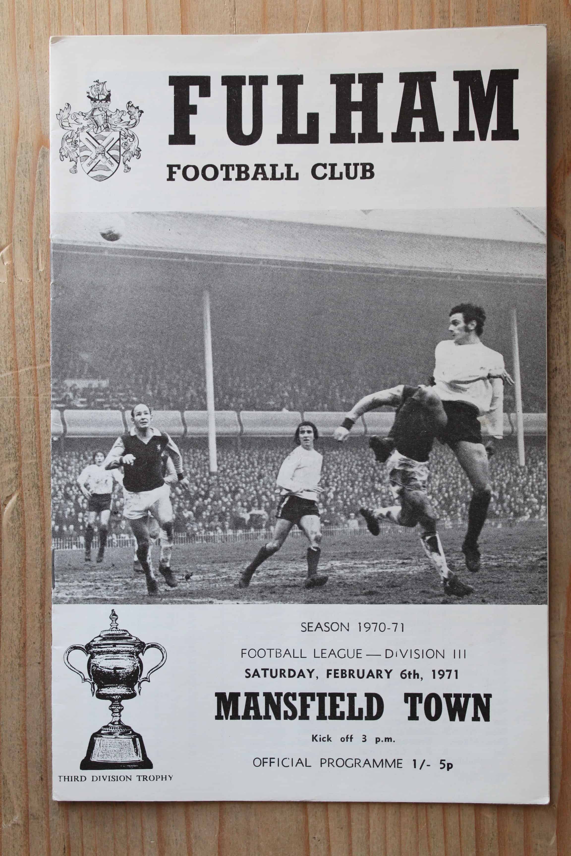 Fulham FC v Mansfield Town FC