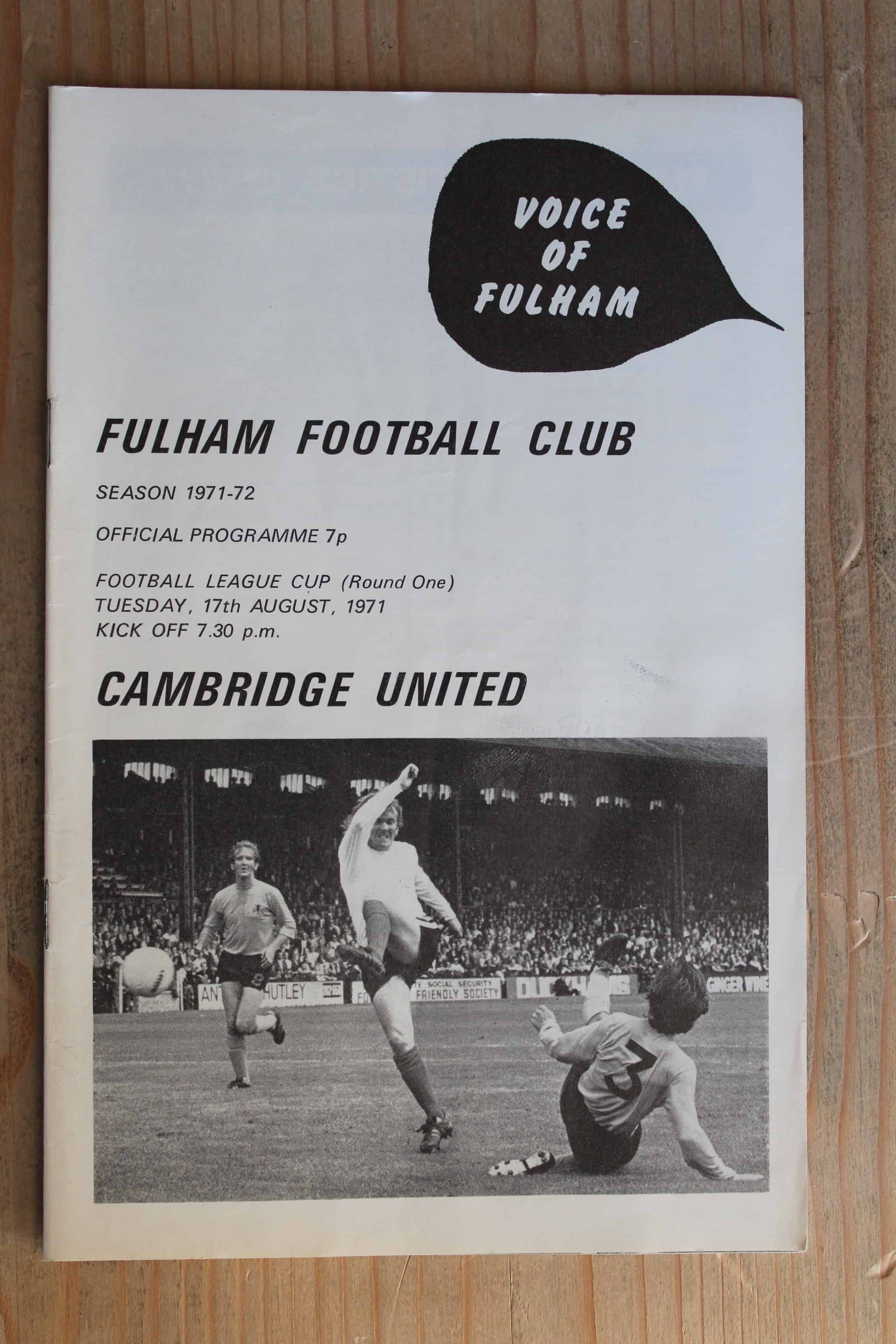 Fulham FC v Cambridge United FC