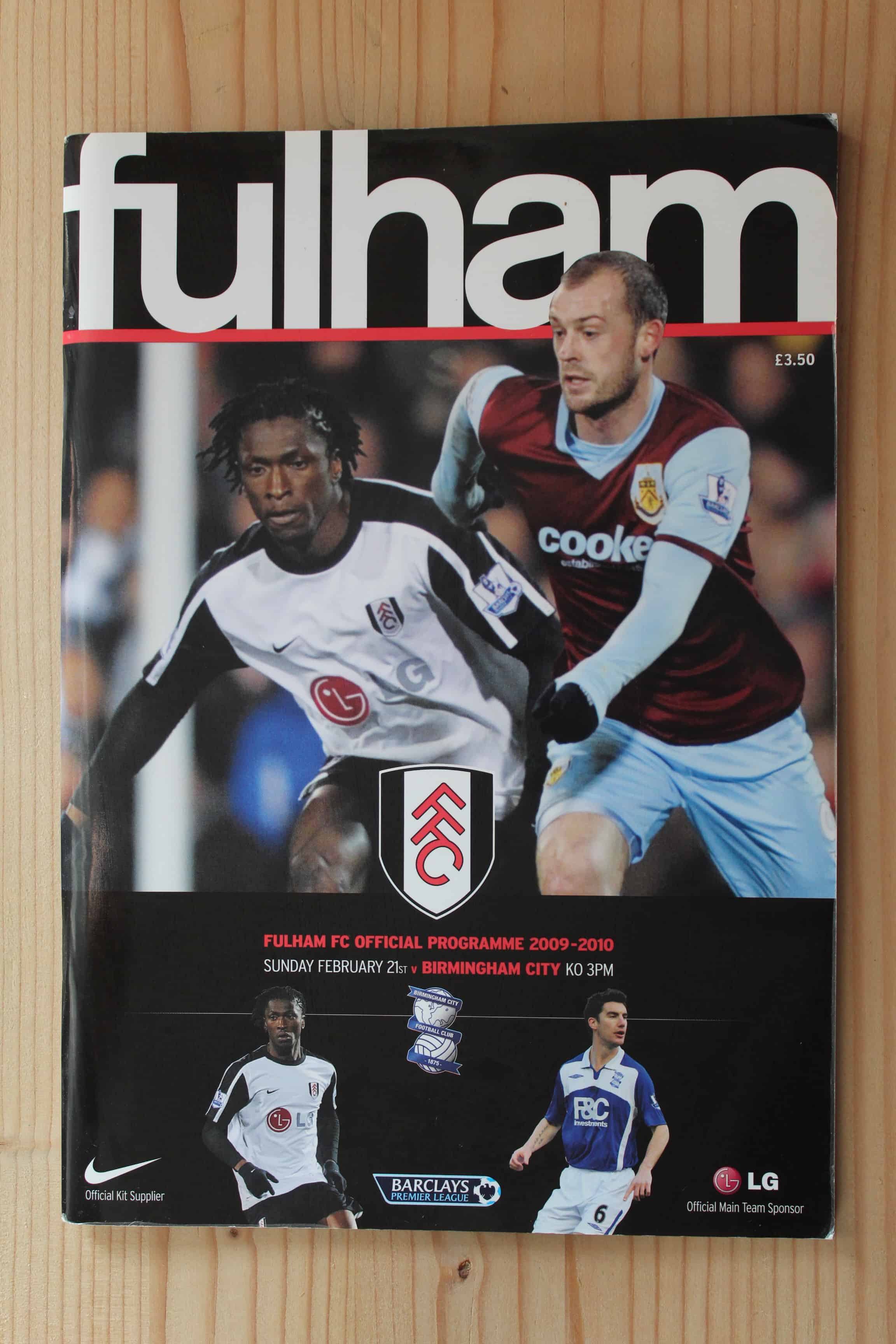 Fulham FC v Birmingham City FC