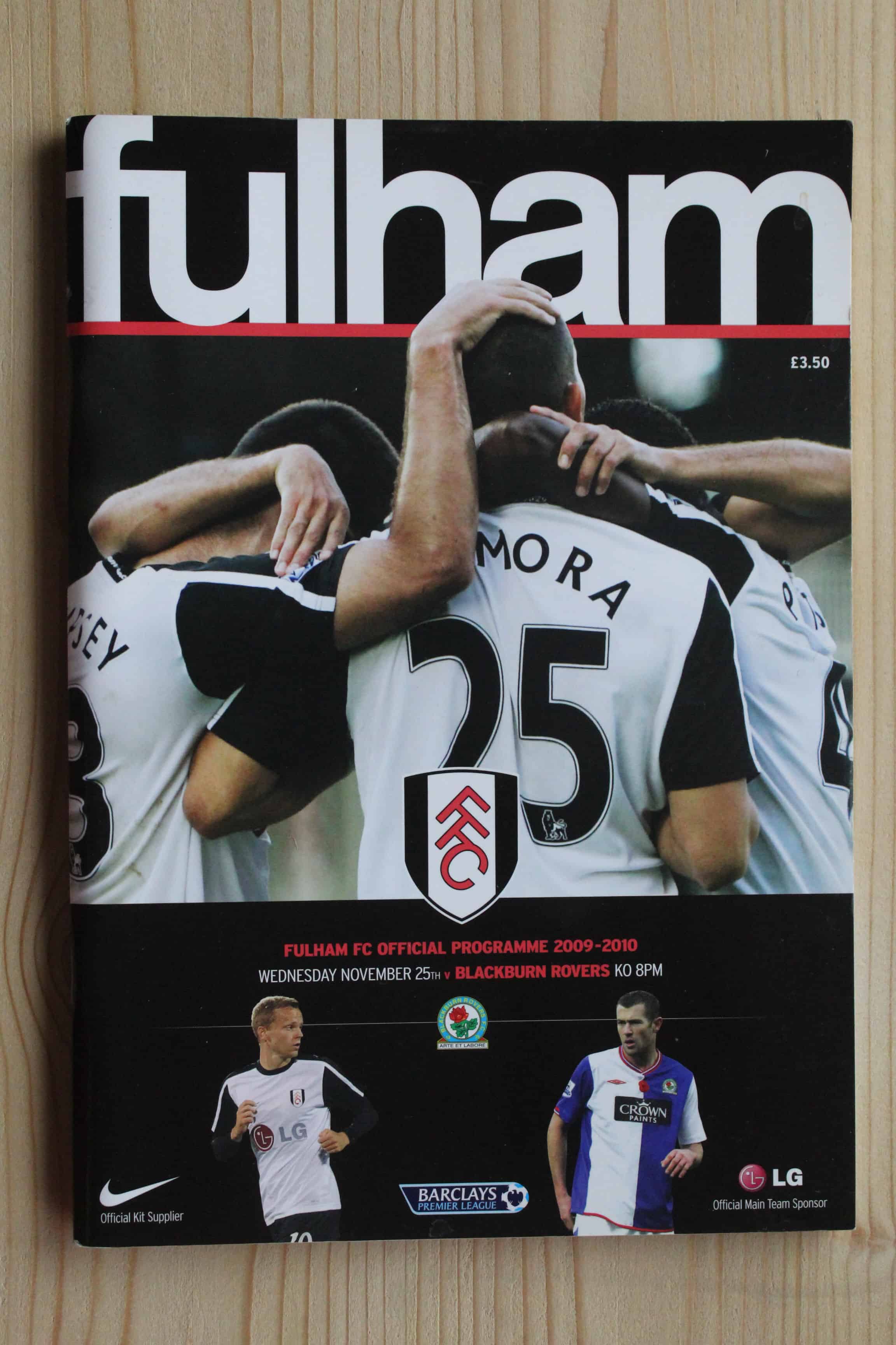 Fulham FC v Blackburn Rovers FC