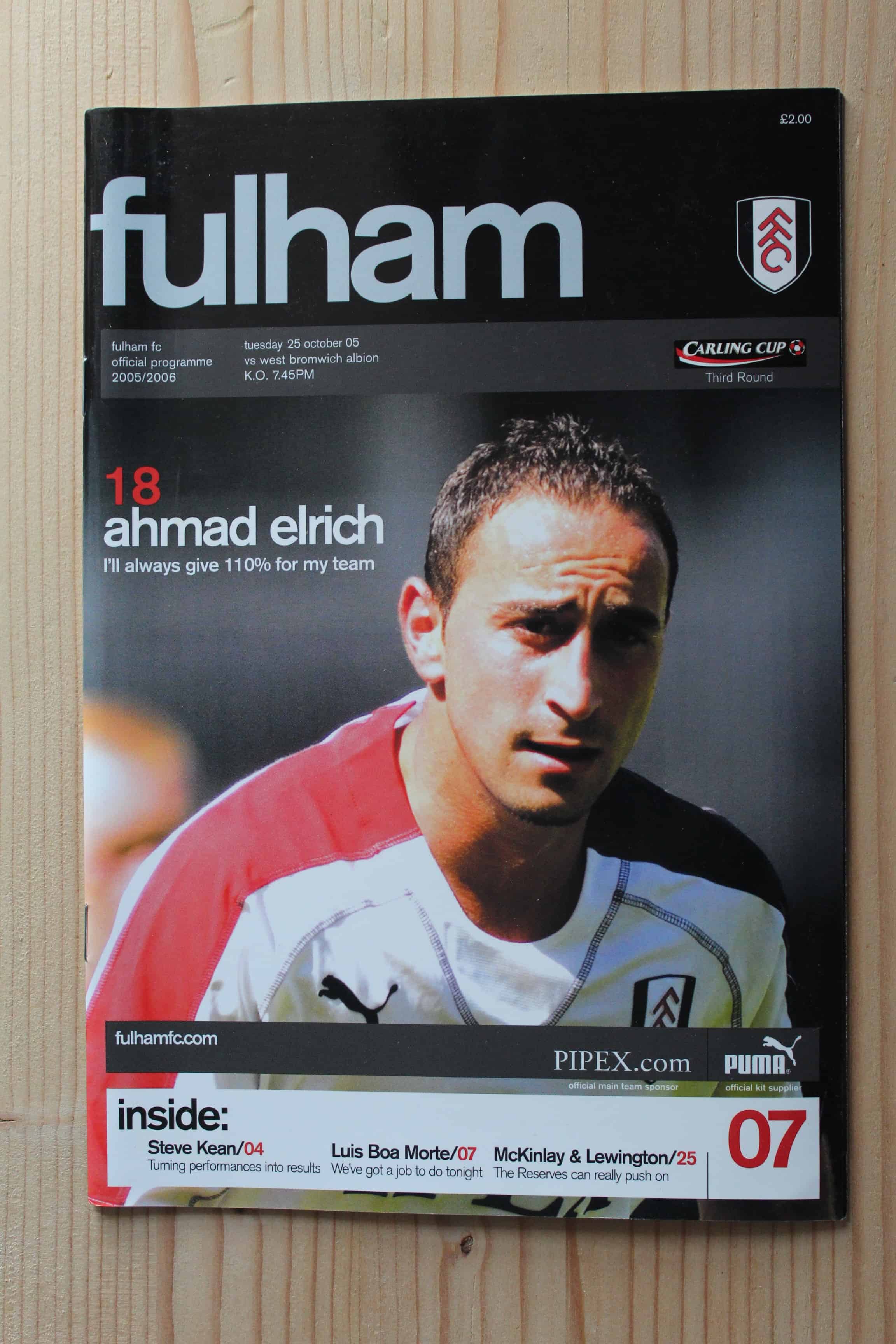 Fulham FC v West Bromwich Albion FC 