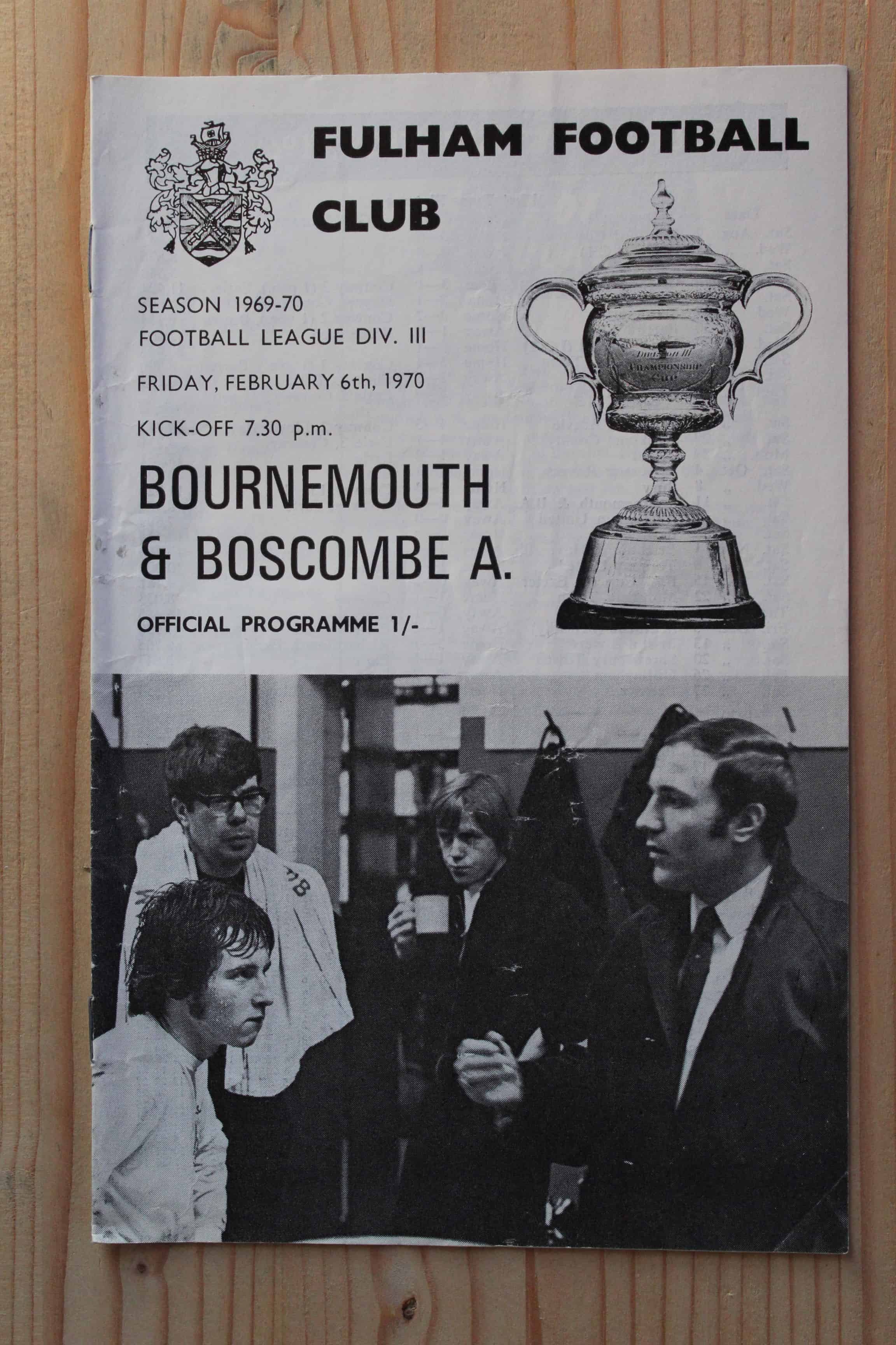 Fulham FC v Bournemouth & Boscombe