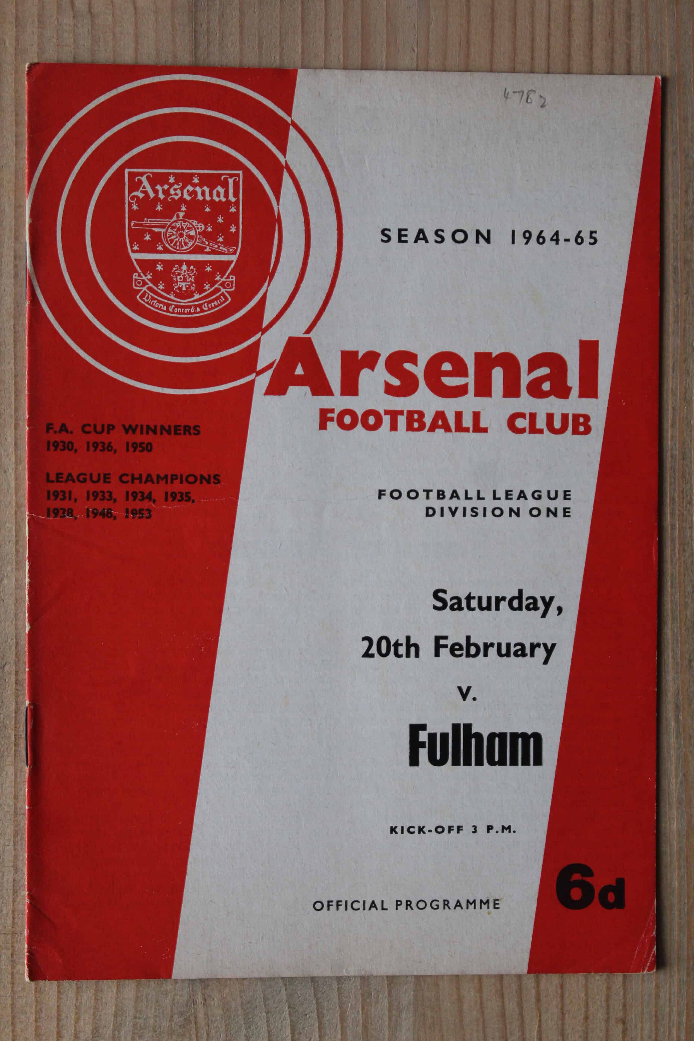 Arsenal FC v Fulham FC