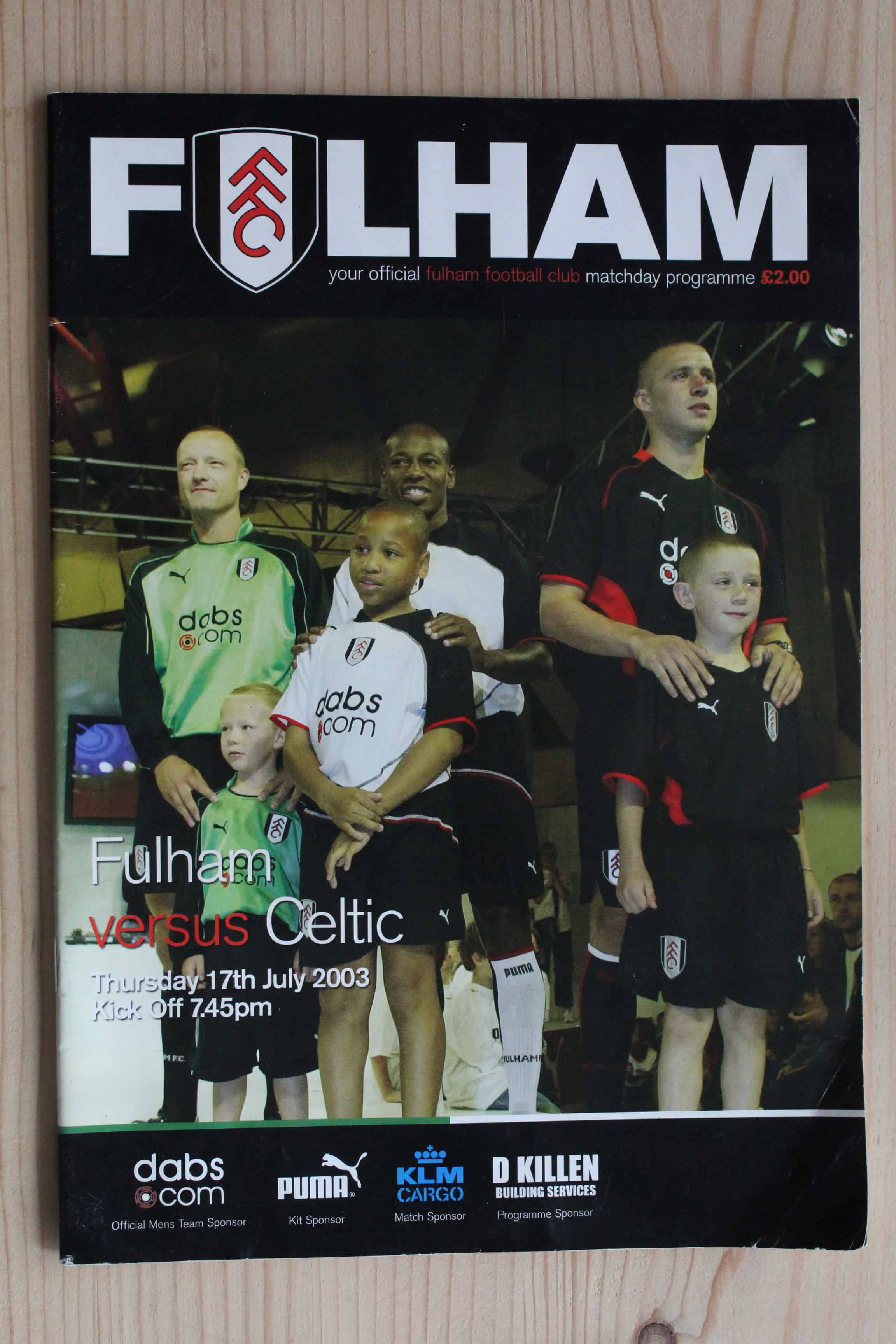 Fulham FC v Celtic (Glasgow) FC