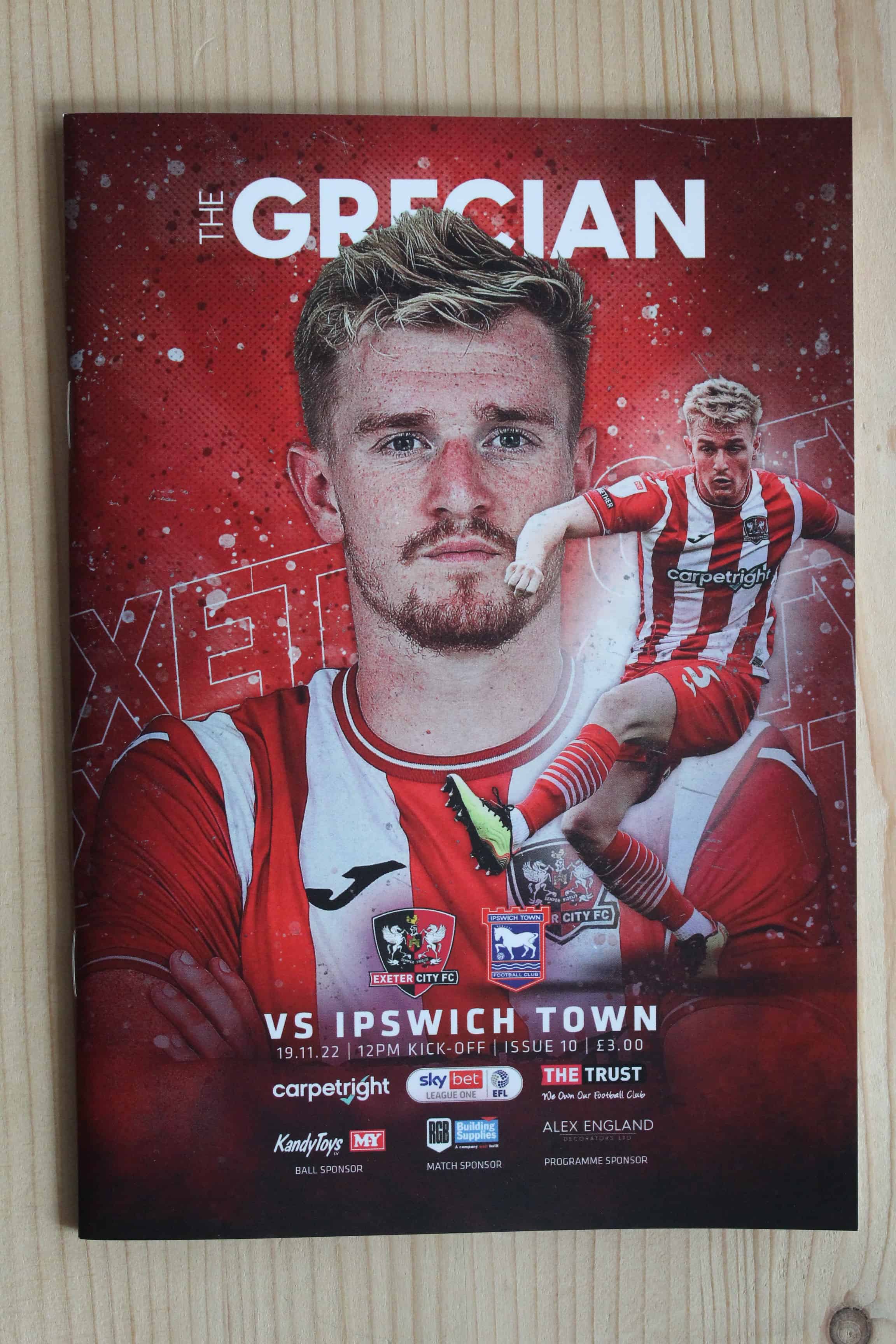 Exeter City FC v Ipswich Town FC