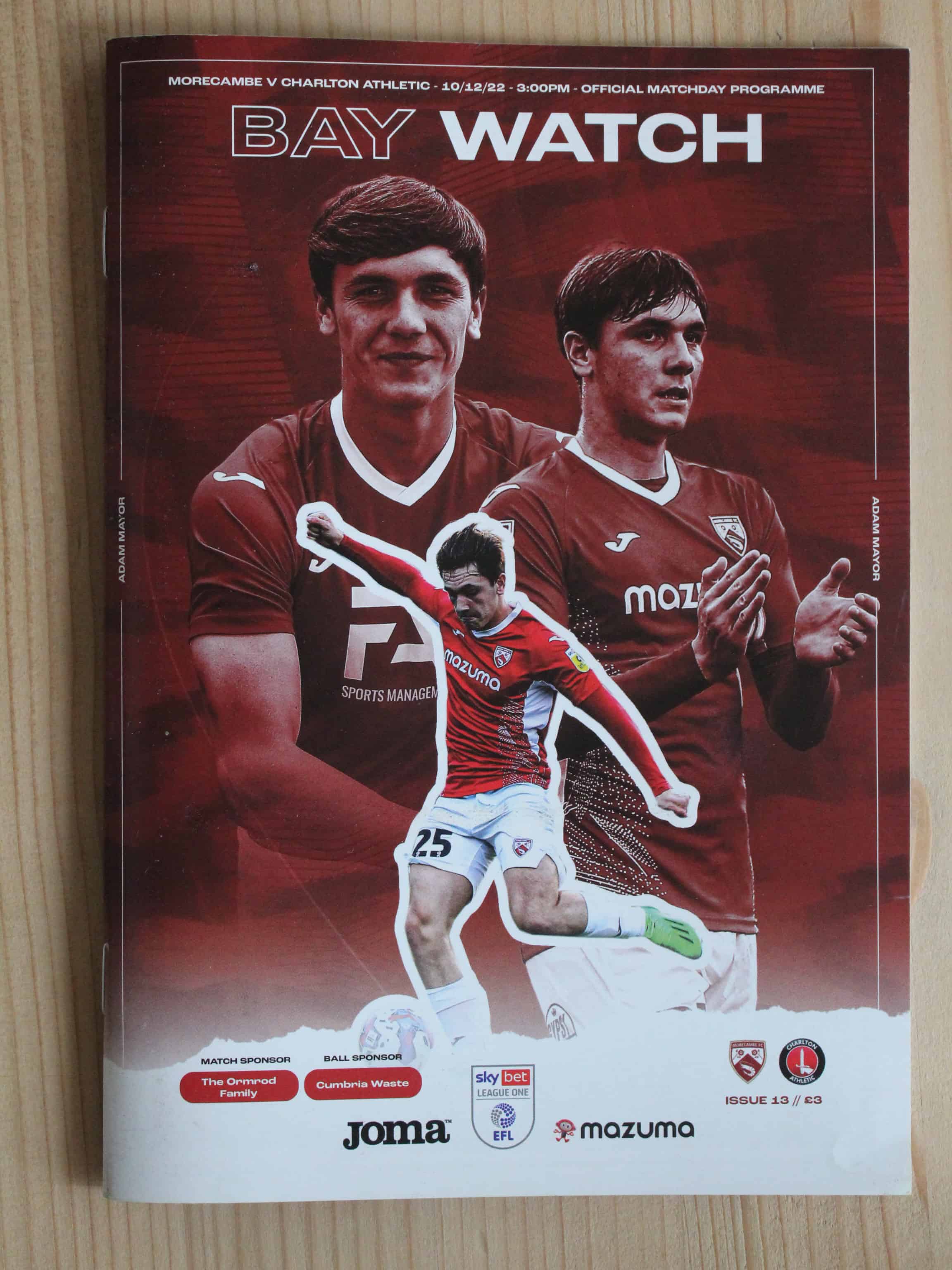 Morecambe FC v Charlton Athletic FC