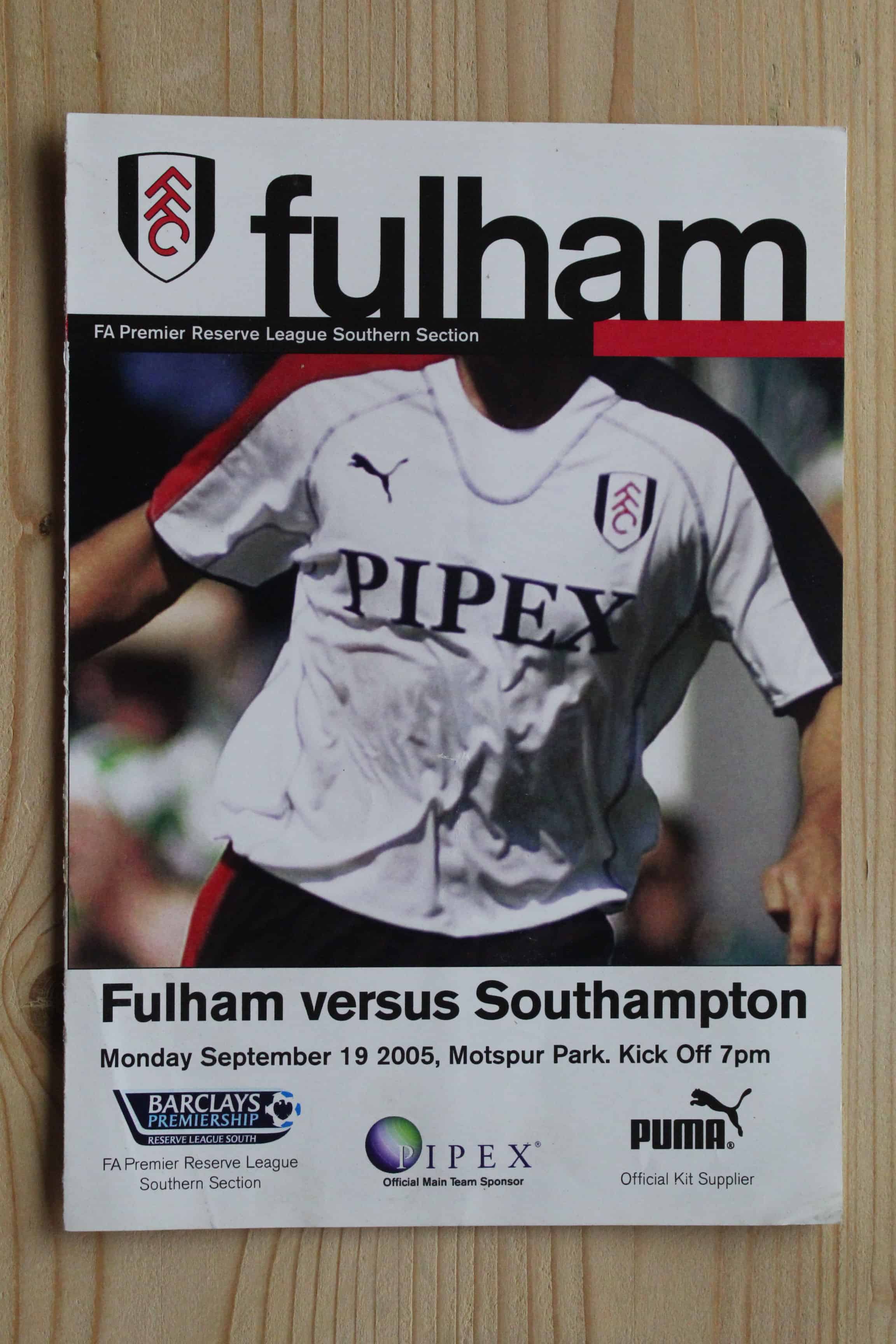 Fulham (Res) v Southampton (Res)